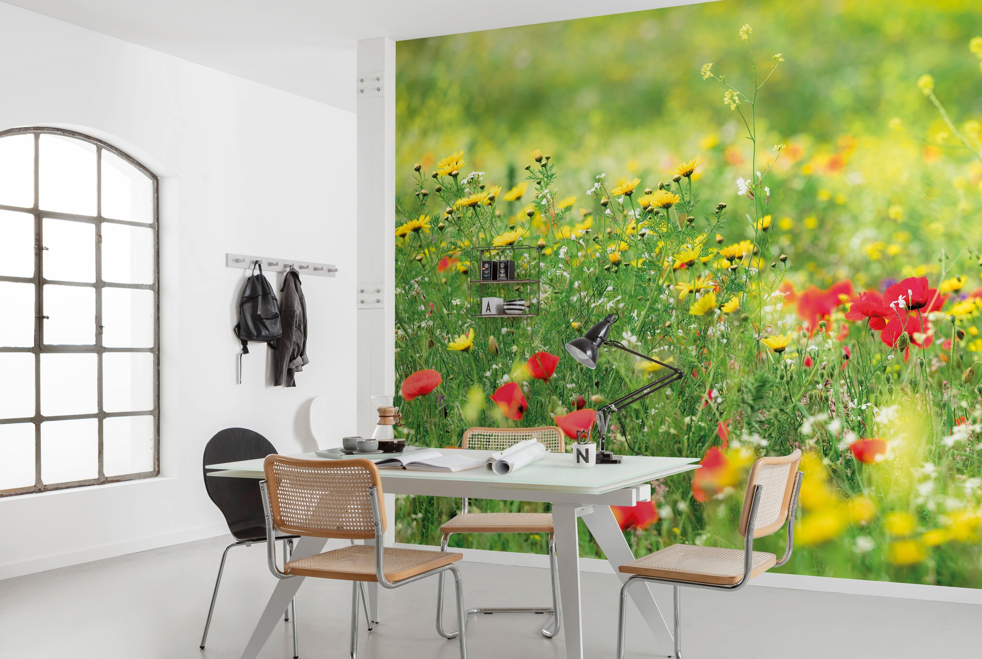 Komar Vliestapete »Digitaldruck Vlies - Wiesenzauber II - Größe 450 x 280 cm«, bedruckt, Wohnzimmer, Schlafzimmer