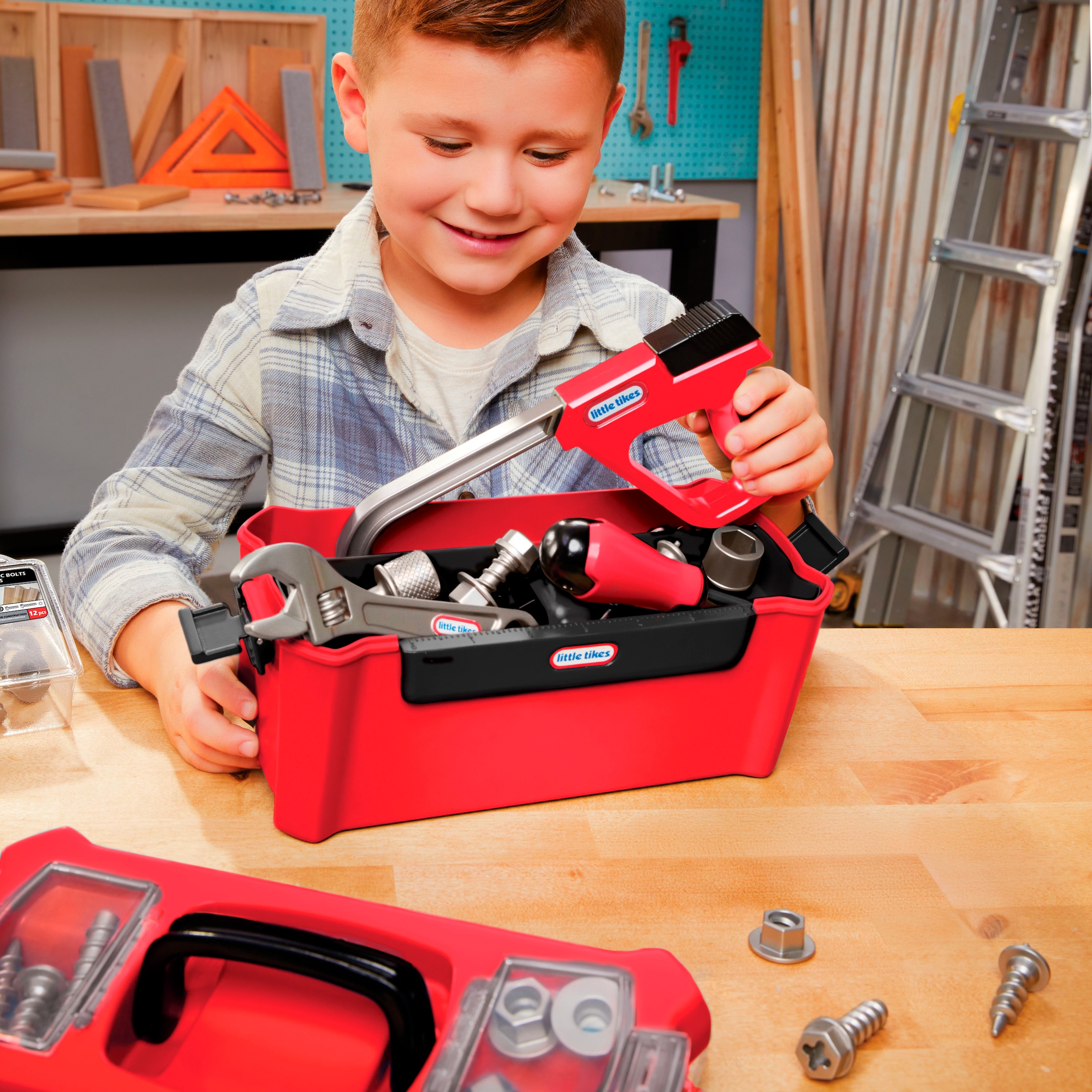 Little Tikes® Kinder-Werkzeug-Set »Creative Construction - Werkzeugkasten-Set«