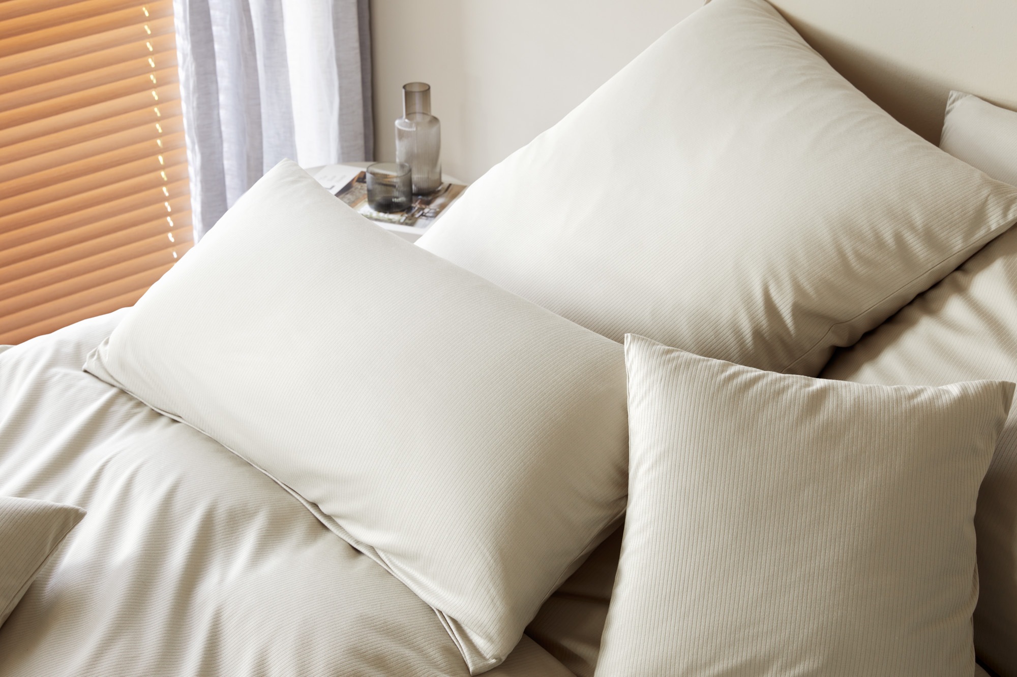 Elegante Bettwäsche "Cord Jersey" 2 Stk. angenehmes Hautgefühl günstig online kaufen