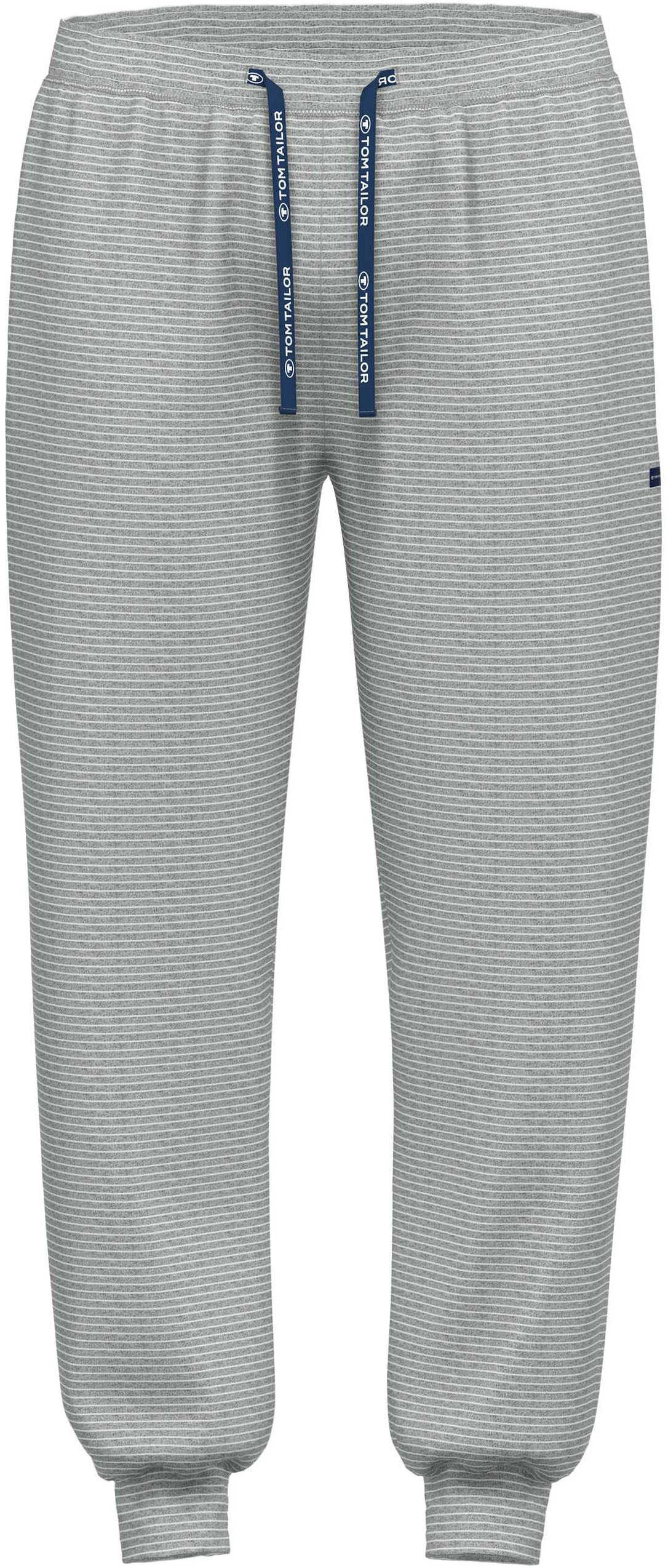 TOM TAILOR Pyjamahose, mit Logo-Bindeband