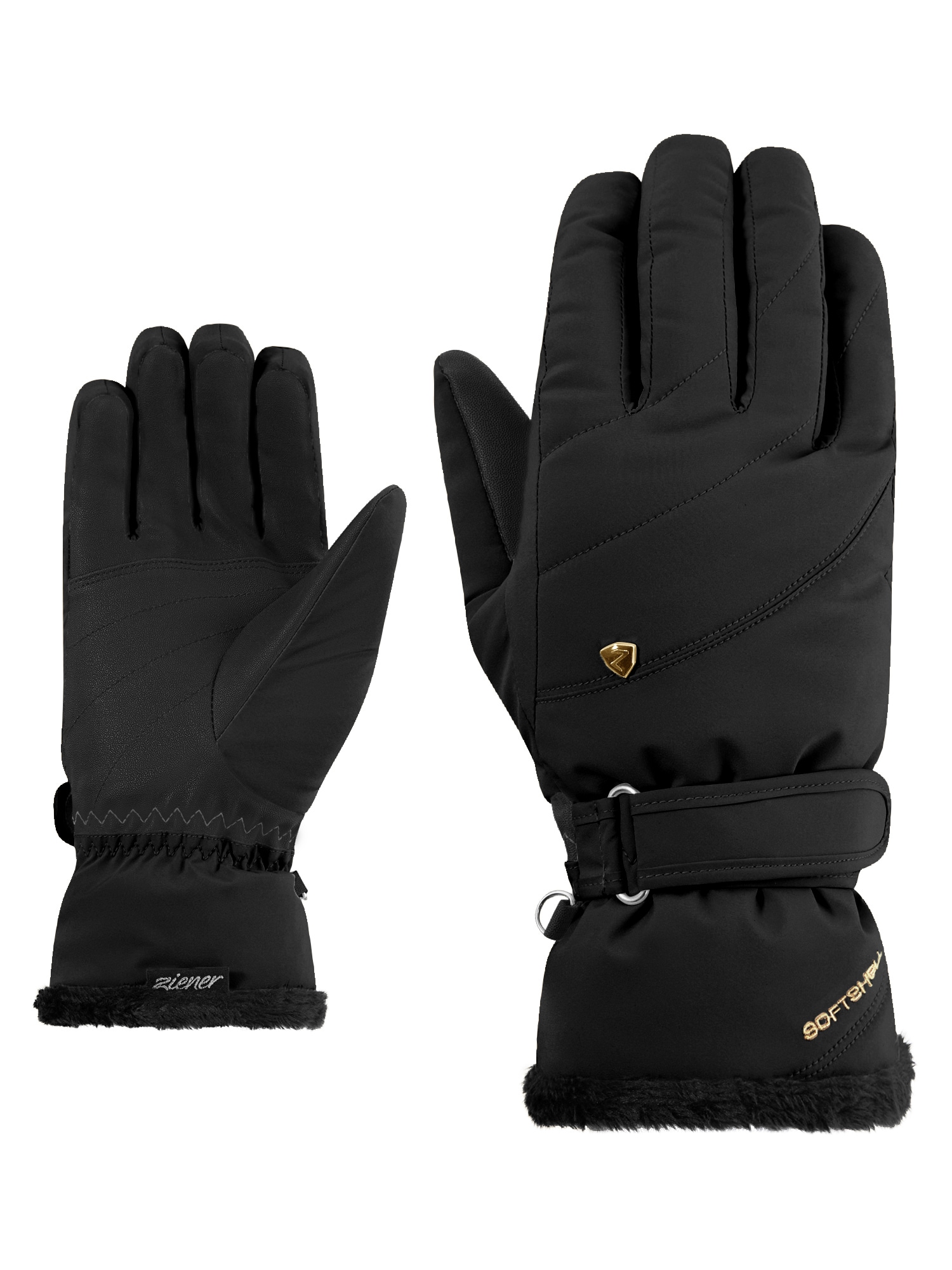 Ziener Skihandschuhe "KEAKA-Z AQUASHIELD PrimaLoft DAMEN" wasserdicht, winddicht, atmungsaktiv, extra warm, Plüschfutter