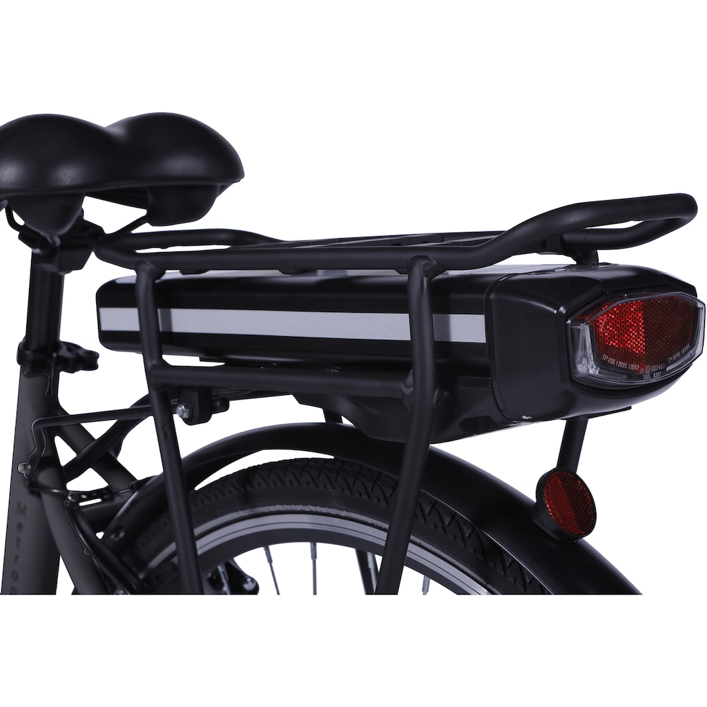 LLobe E-Bike »Metropolitan JOY schwarz 13 Ah«, 3 Gang, Frontmotor 250 W