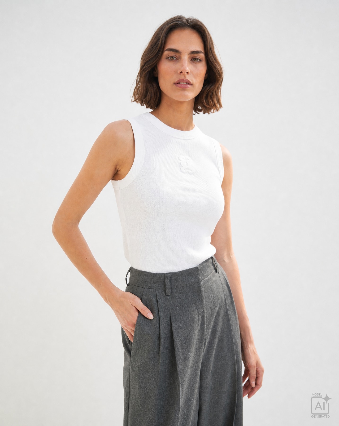 Smith & Soul Bügelfaltenhose  mit hoher Taille, weiche Haptik