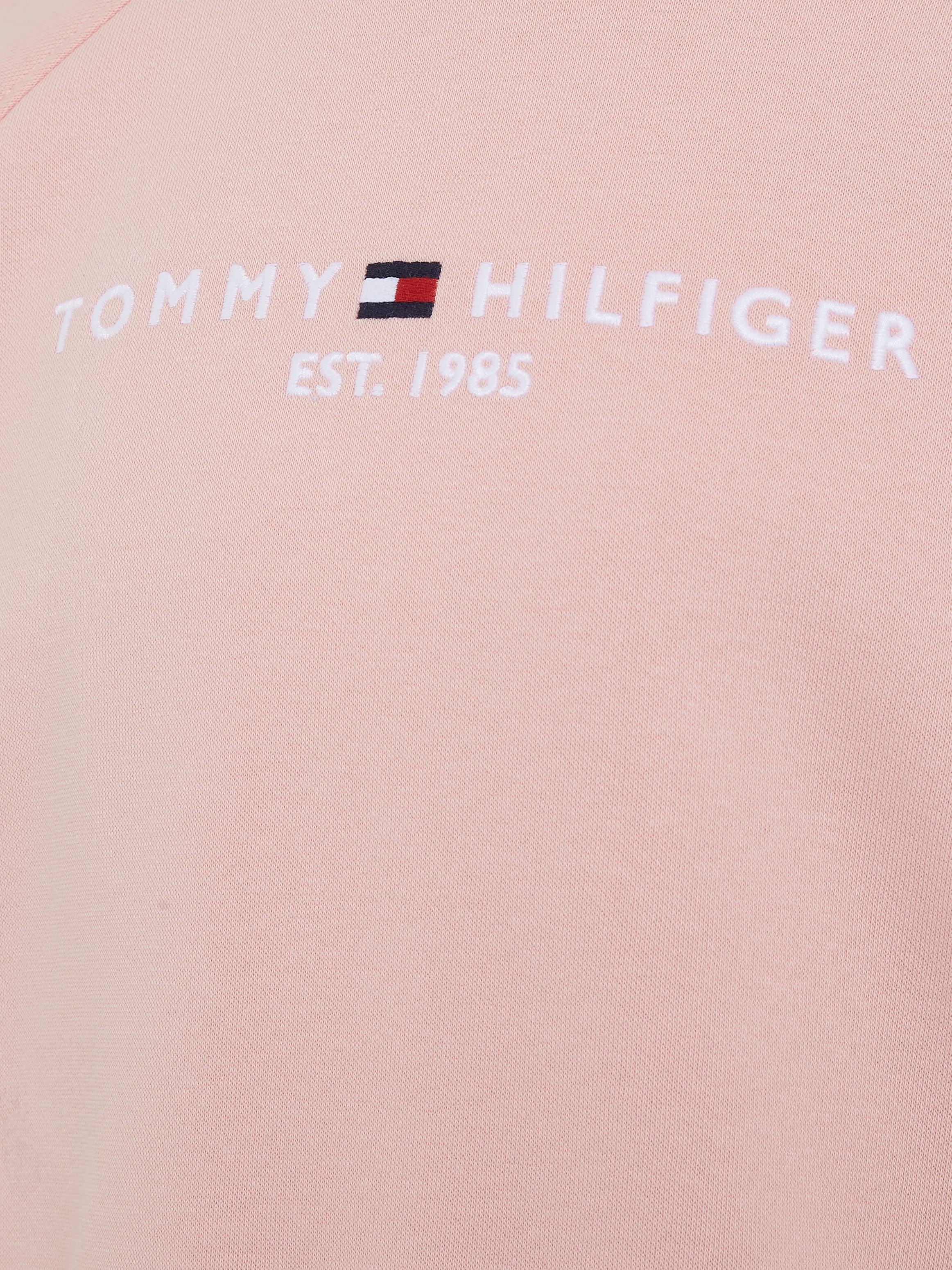 Tommy Hilfiger Sweatshirt »ESSENTIAL EMBROIDERED FLEECE CN«, Kinder bis 16 Jahre mit Logoprägung