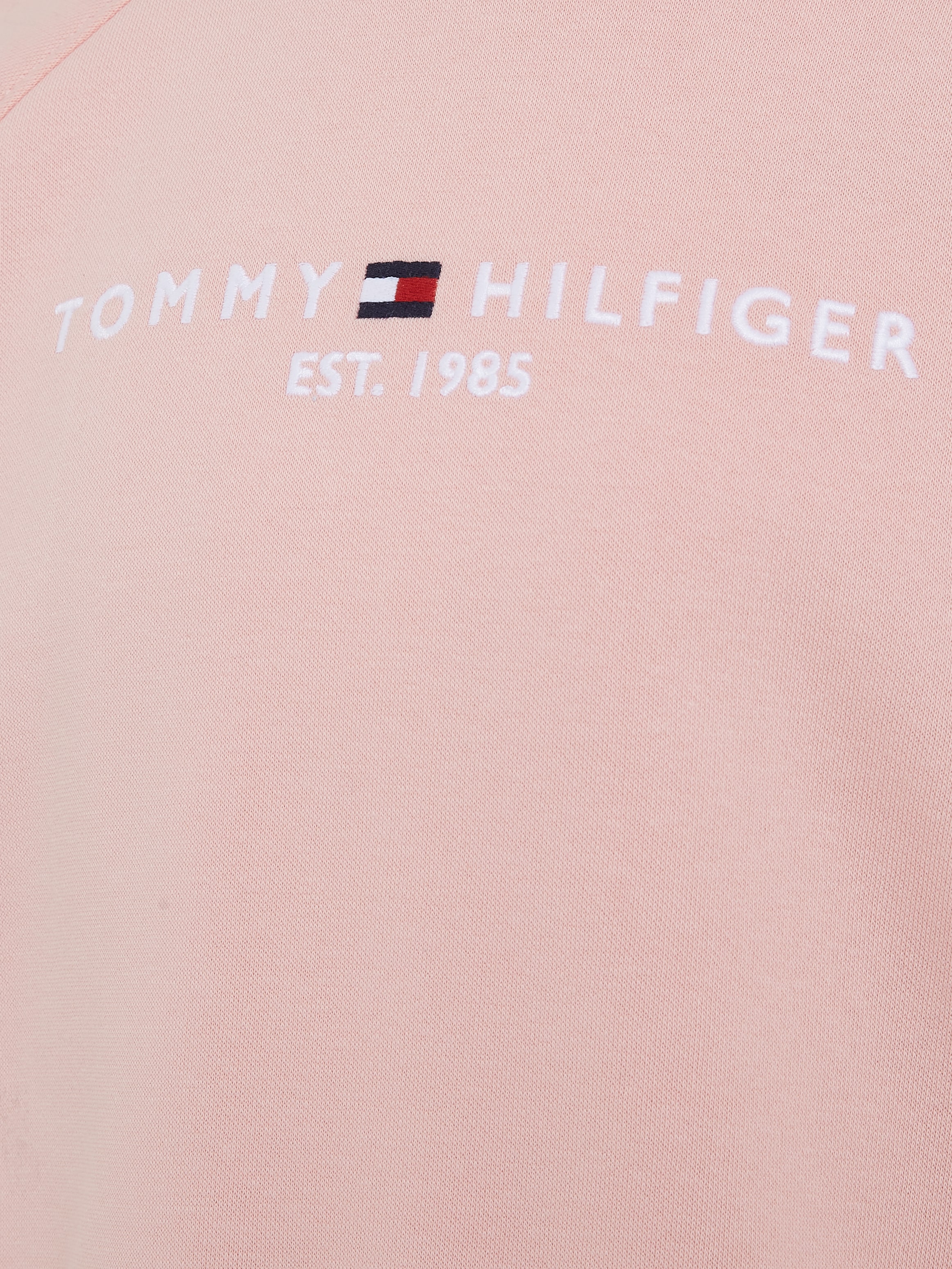 Tommy Hilfiger Sweatshirt »ESSENTIAL EMBROIDERED FLEECE CN«, Kinder bis 16 Jahre mit Logoprägung