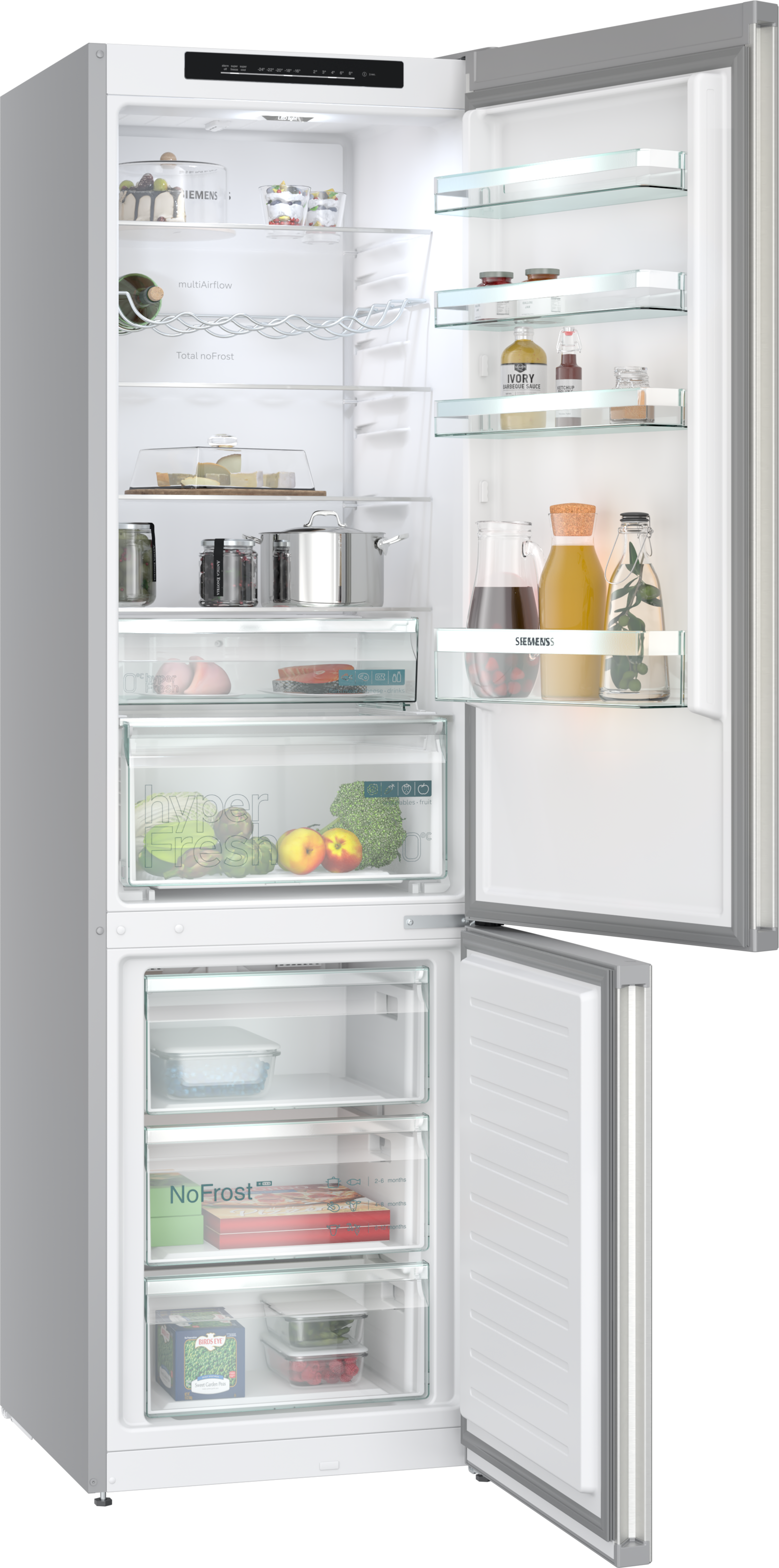 SIEMENS Kühl-/Gefrierkombination iQ300 "KG39N2IAG" 203 cm hoch 60 cm breit günstig online kaufen