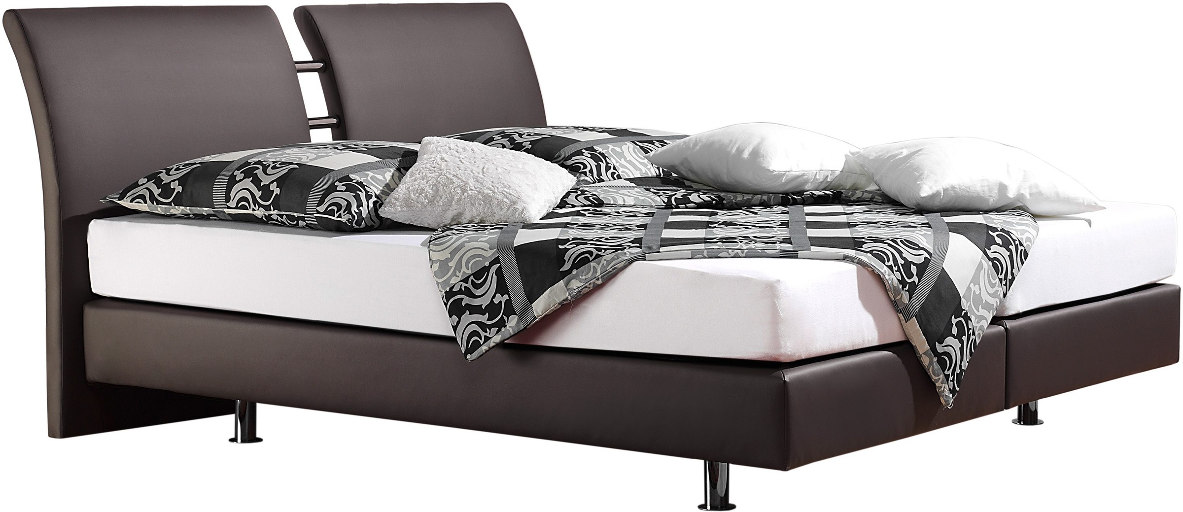 Home affaire Boxspringbett "Polo" in 3 Matratzenarten, 3 Breiten und 4 Farb günstig online kaufen