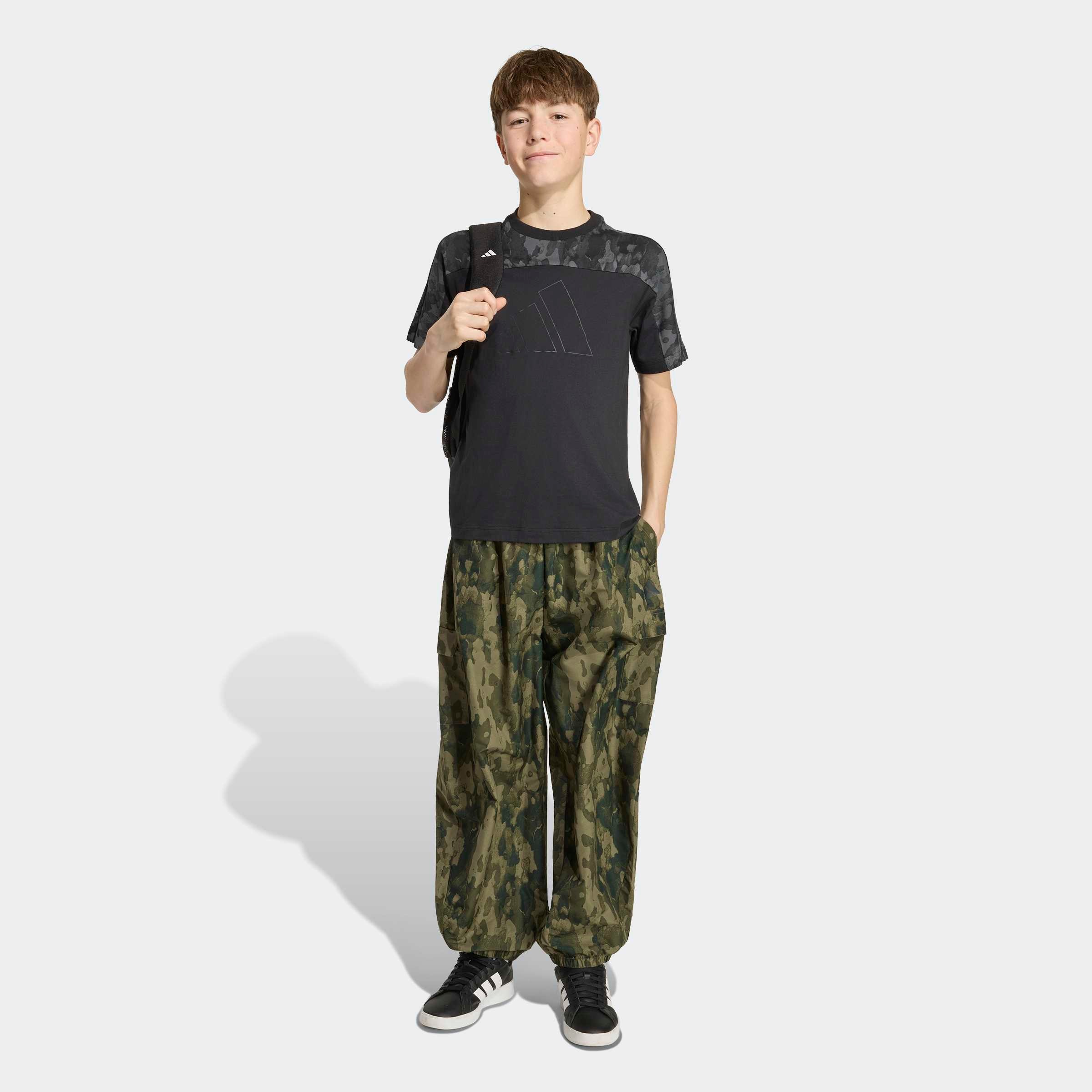 adidas Sportswear T-Shirt »SEASONAL ESSENTIALS KIDS BAUMWOLL-, CAMOUFLAGE«