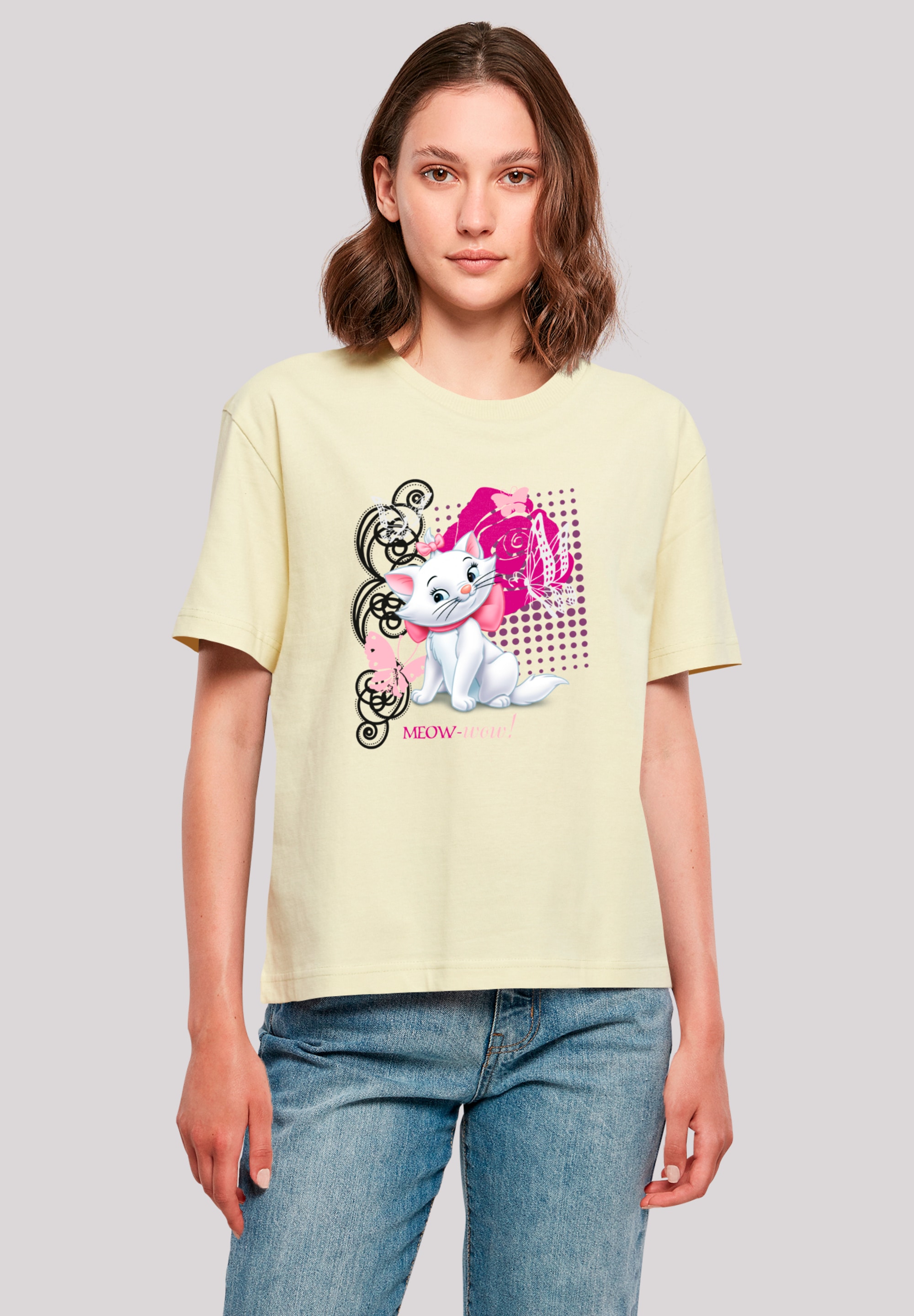 F4NT4STIC T-Shirt "Disney Aristocats Marie Meow Butterfly", Premium Qualitä günstig online kaufen