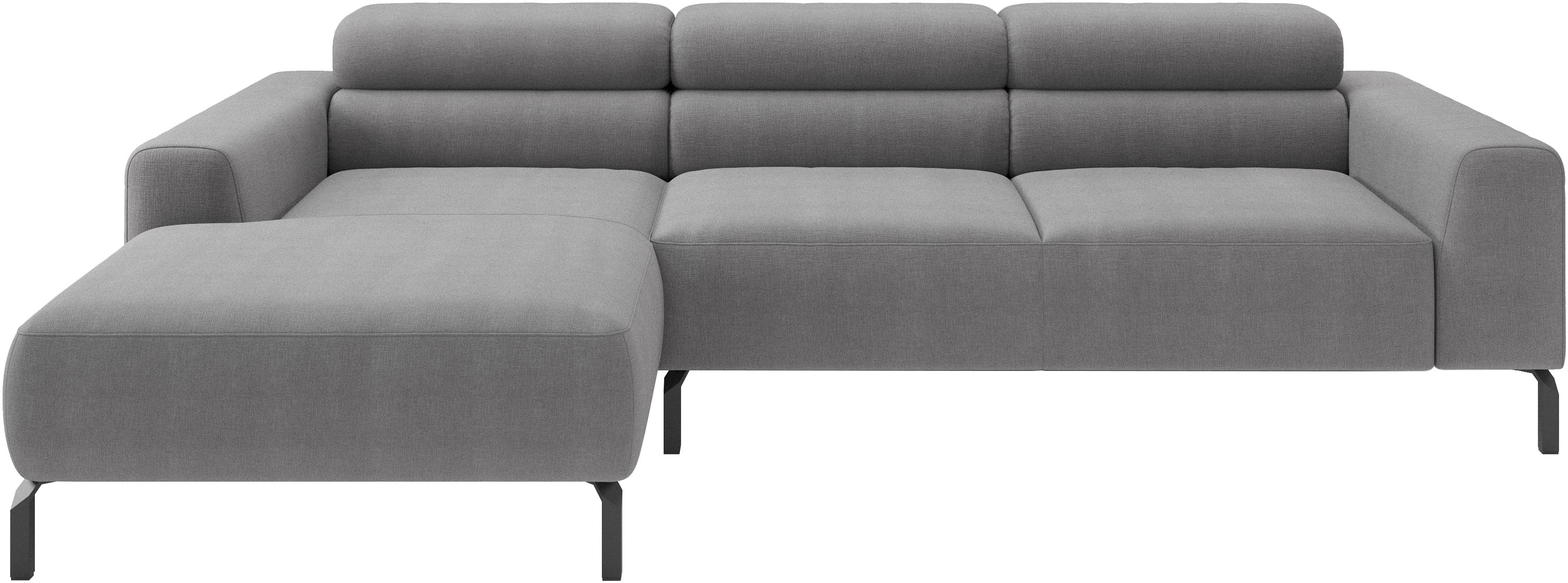 Home affaire Ecksofa "Ecksofa, L-Form, incl. Kopfteilverstellung, Breite 258 cm" wahlweise elektrische Sitztiefenverstellung
