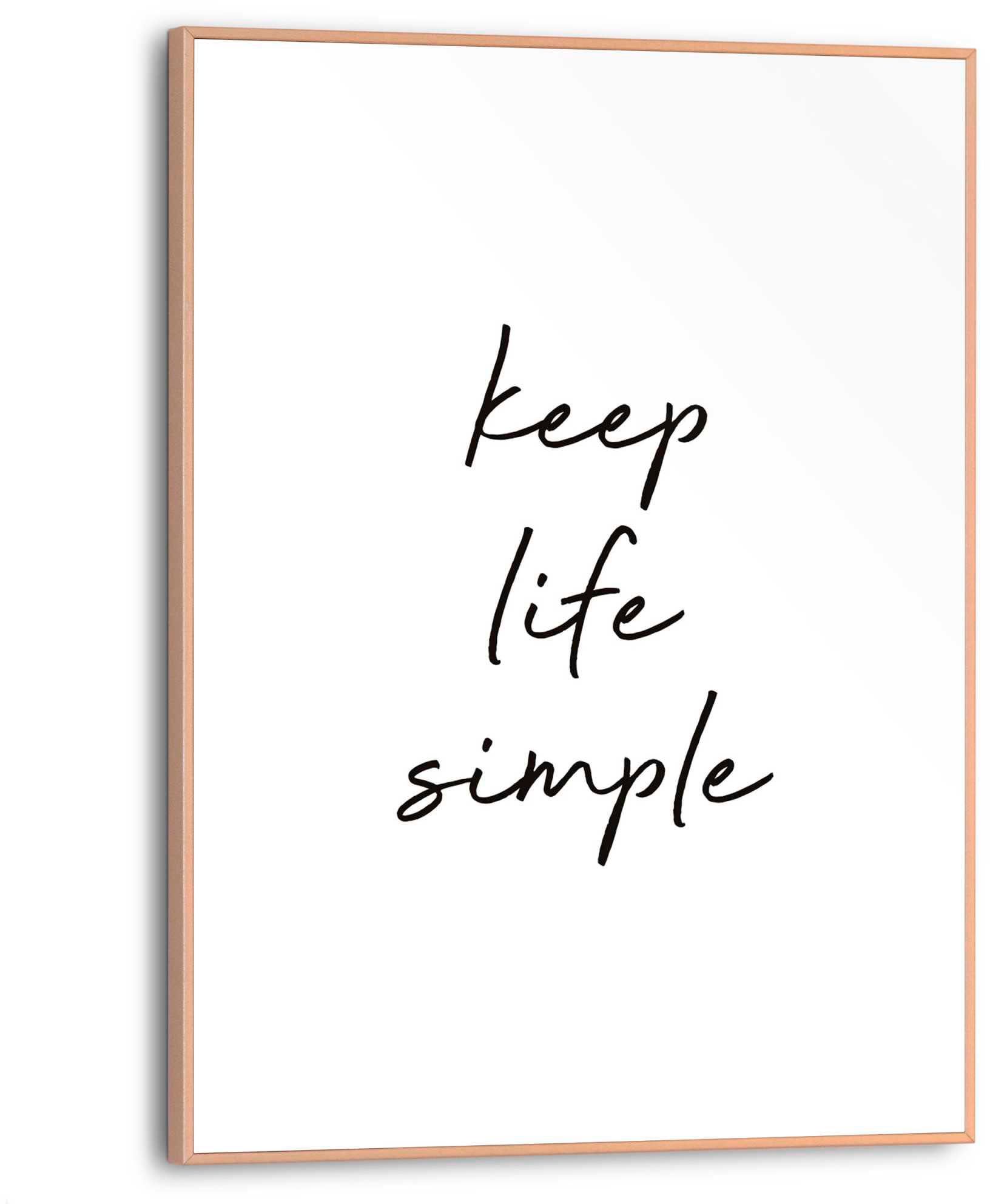 Reinders! Poster »Keep life simple«