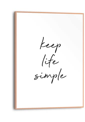 Reinders! Poster »Keep life simple«