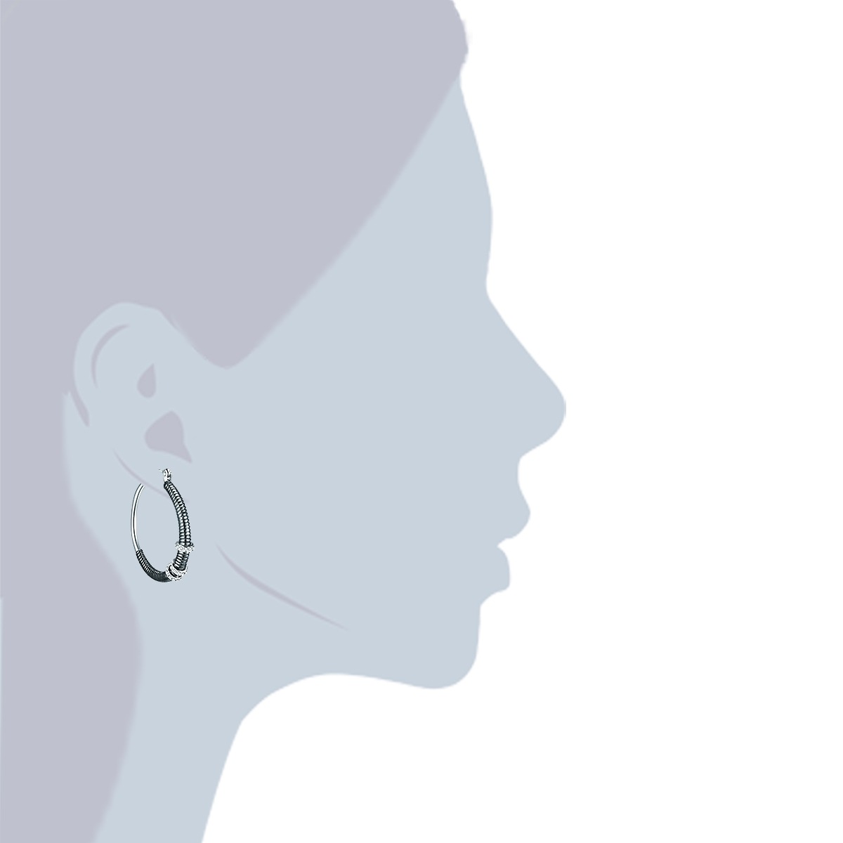 Lulu & Jane Paar Creolen »Set: LJ193« Metall-Legierung