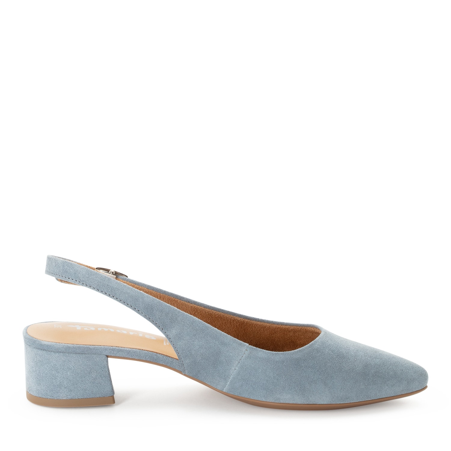 Tamaris Slingpumps  , Blockabsatz, Abendschuh, Sommerschuh mit verstellbarem Riemchen