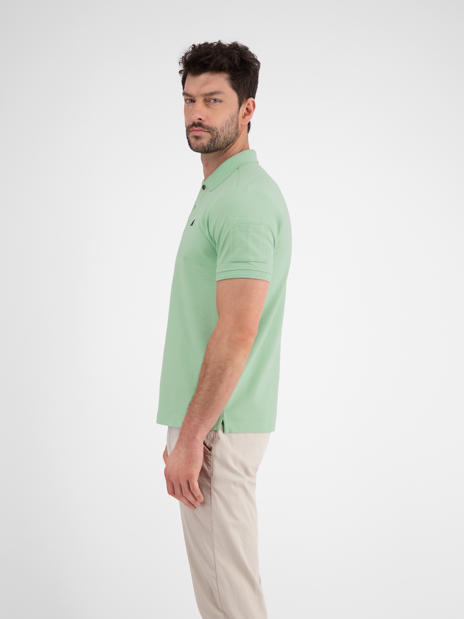 LERROS Poloshirt "LERROS Herren Poloshirt, tonal gestreift" günstig online kaufen