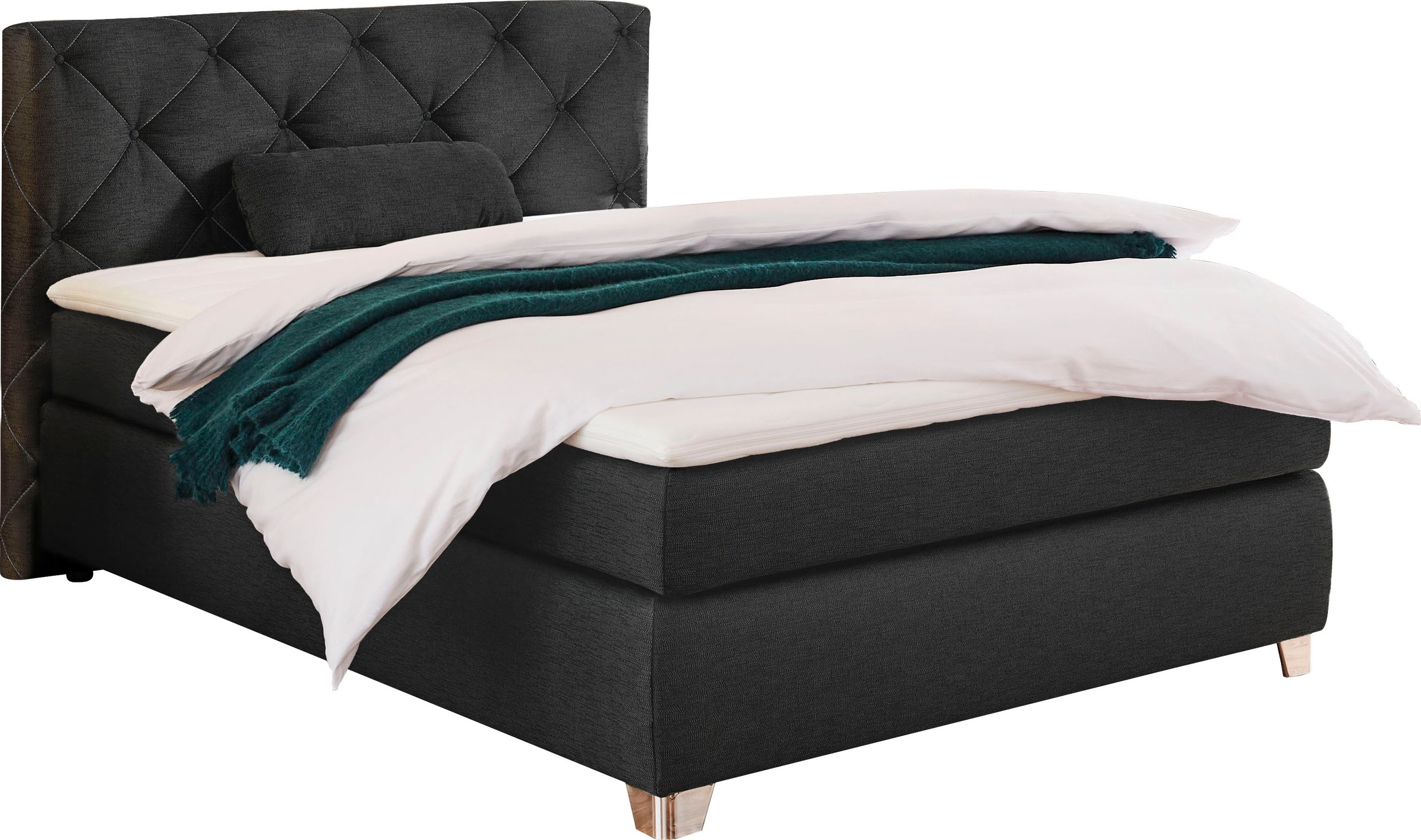 Jockenhöfer Gruppe Boxspringbett "Finja" mit Topper und Zierkissen, erhältl günstig online kaufen