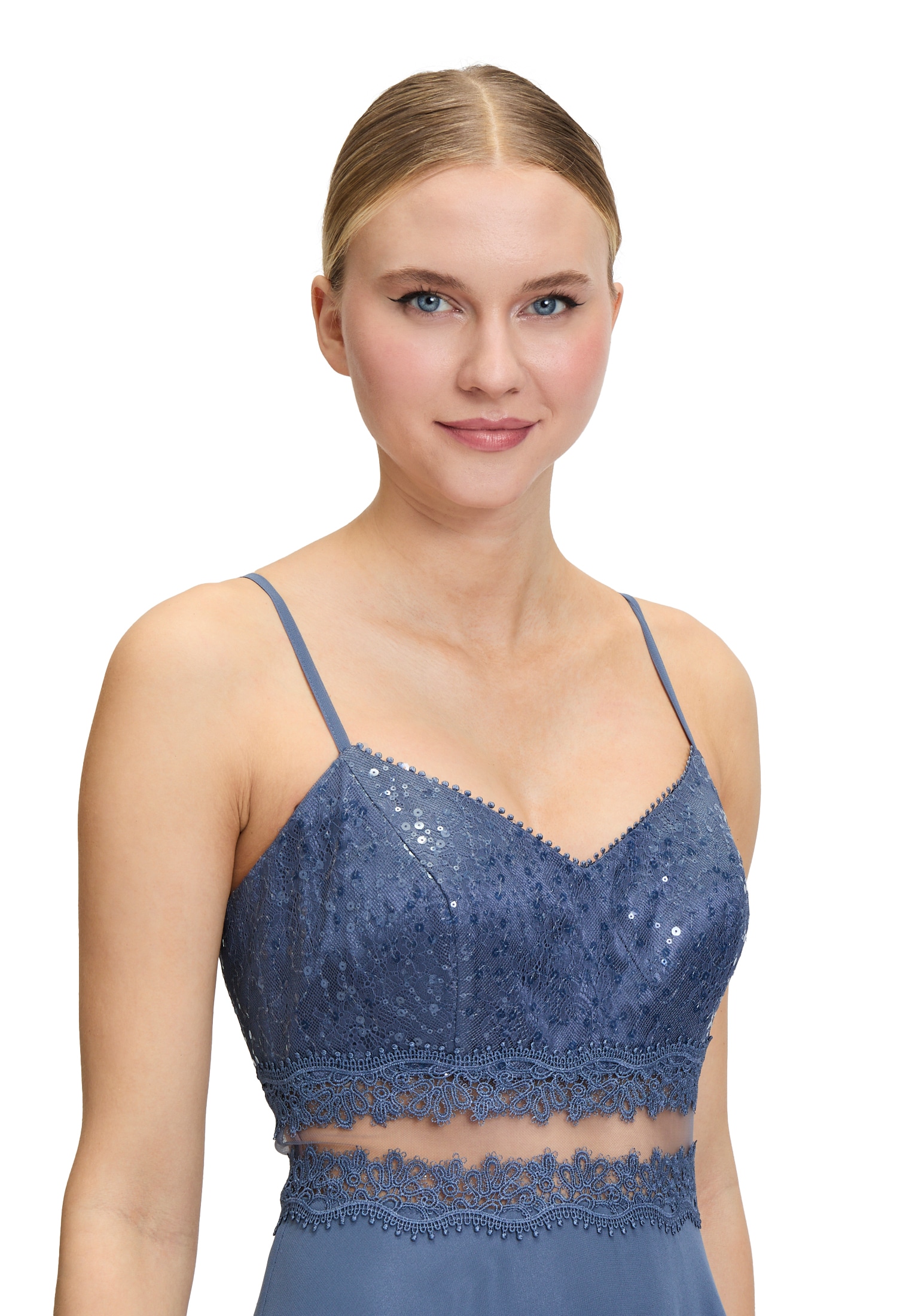 Vera Mont Abendkleid »Vera Mont Abendkleid mit Spitze«, Dekoelemente