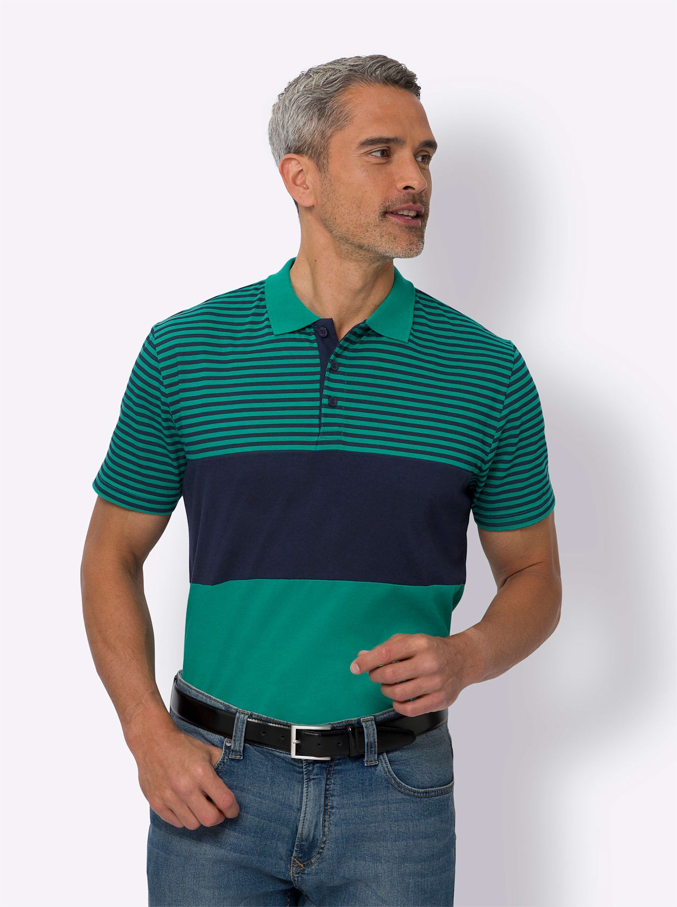 Classic Poloshirt "Kurzarm-Poloshirt", (1 tlg.) günstig online kaufen