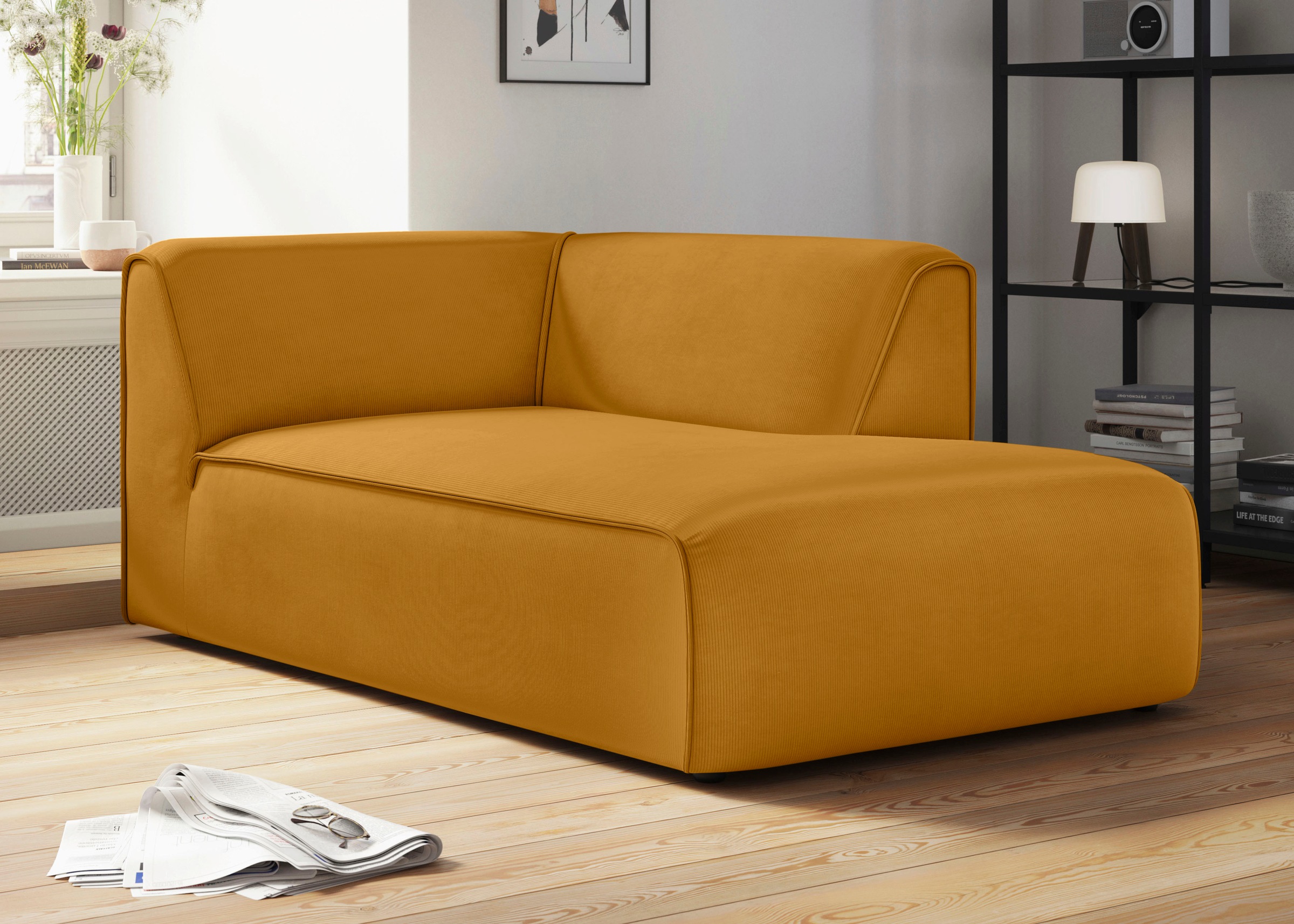 OTTO home Ottomane "Merid Chaiselongue, Maße B/T/H: 100/162/70 cm" als Modu günstig online kaufen