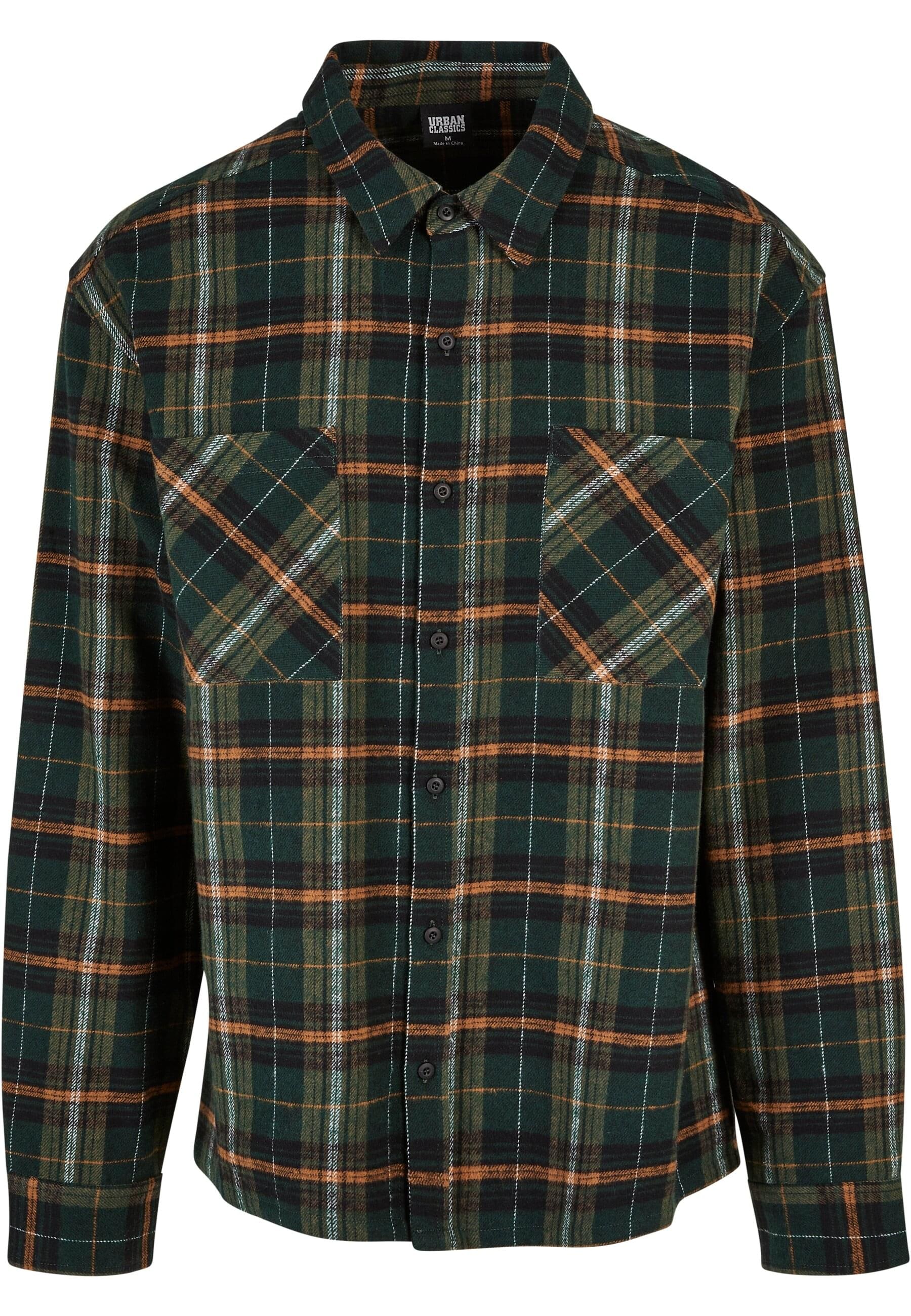 URBAN CLASSICS Langarmhemd "Urban Classics Herren Boxy Fane Check Shirt", ( günstig online kaufen