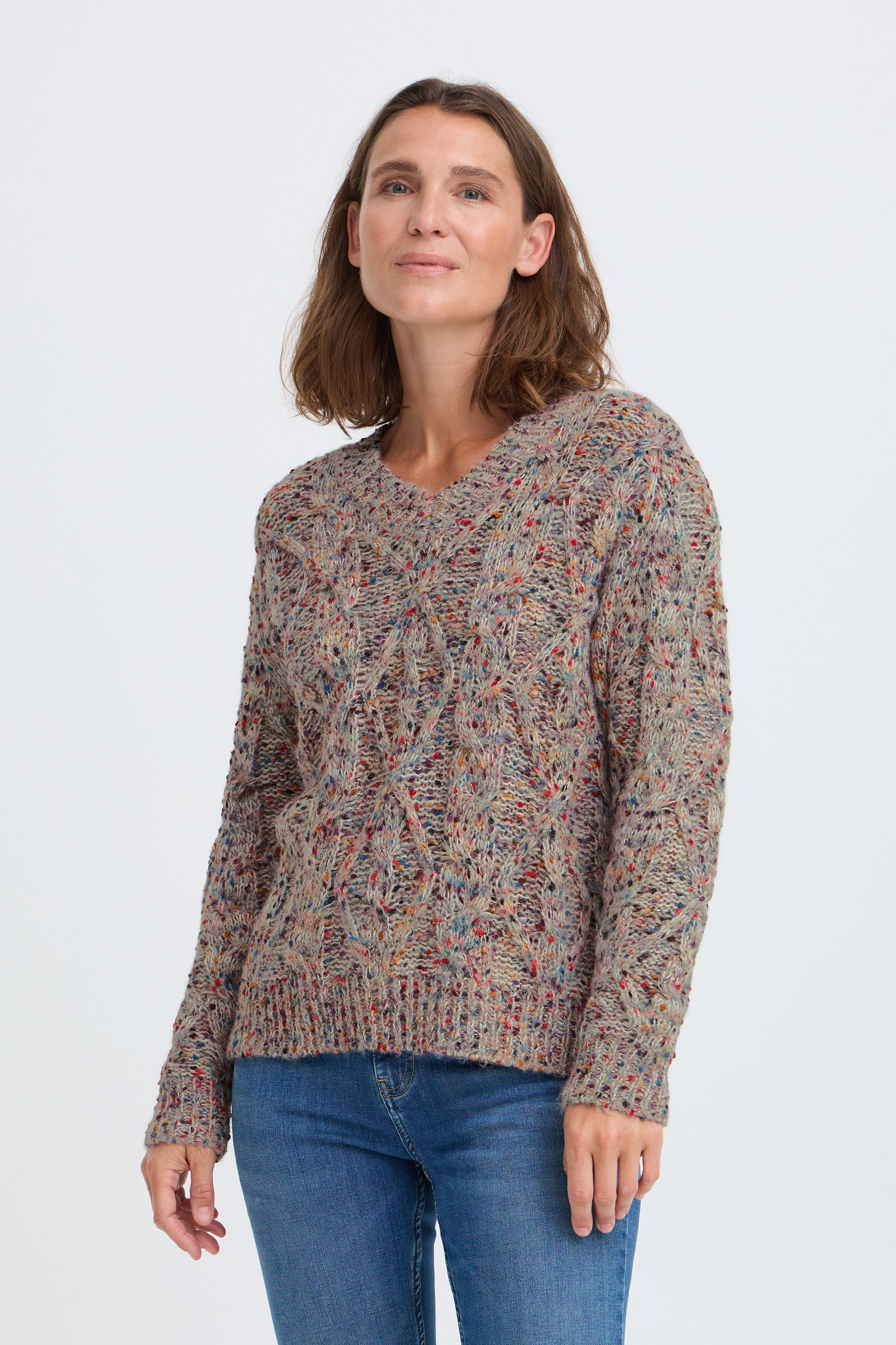 Pulz Jeans Strickpullover »Damen Langarm PZELIN«