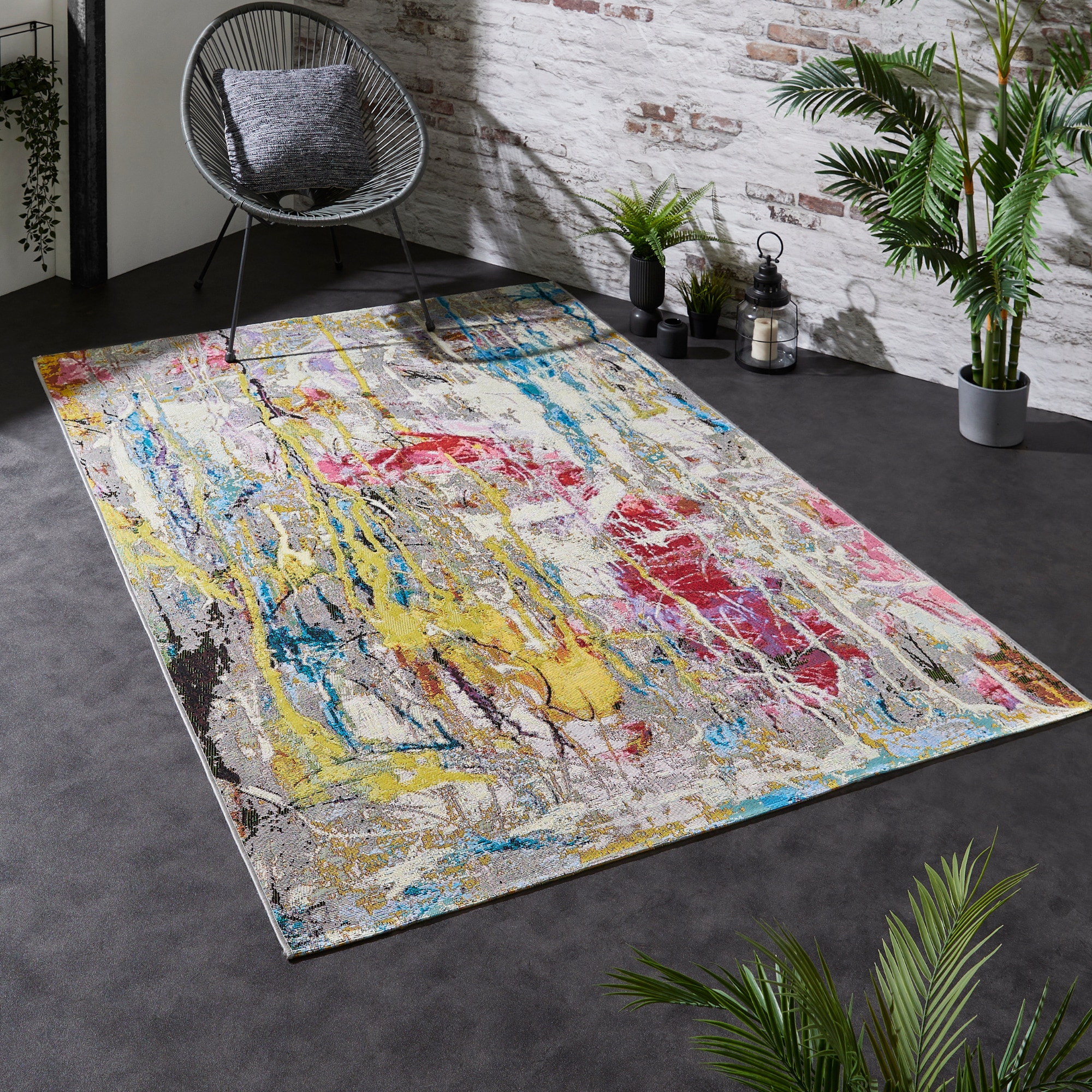 Andiamo Teppich "Platana" rechteckig 3 mm Höhe modernes Design, In- und Out günstig online kaufen