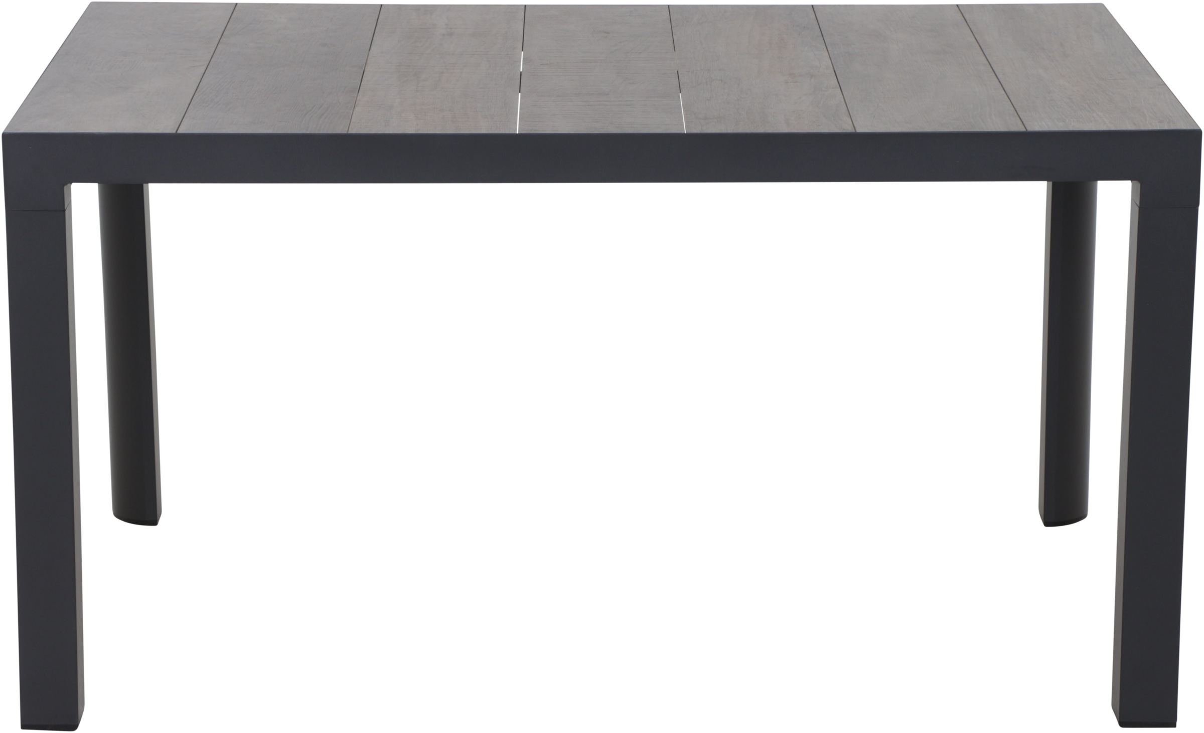 Siena Garden Gartentisch »SILVA Tisch 140x90cm matt anthrazit/washed grey« Aluminiumgestell matt anthrazit, Tischplatte aus Keramik, washed grey