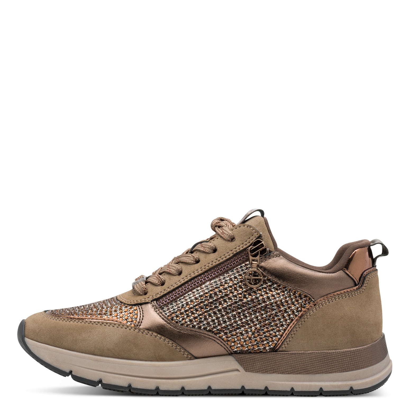 Tamaris Plateausneaker, Freizeitschuh, Halbschuh, Schnürschuh in veganer Verarbeitung