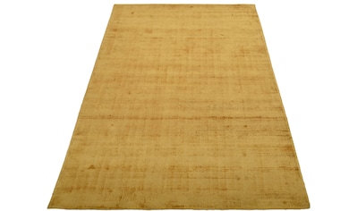 Teppich »Soley, Kurzflor-Teppiche, handgewebter Viskose-Teppich«, rechteckig