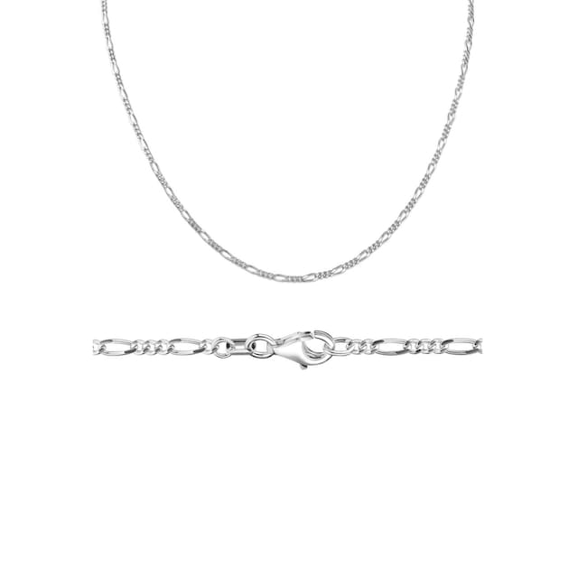 Firetti Kette ohne Anhänger »Schmuck Geschenk Silber 925 Halsschmuck  Halskette Figarokette«, zu Hoodie, Kleid, Shirt, Jeans, Sneaker! Anlass  Geburtstag Weihnachten bestellen | BAUR