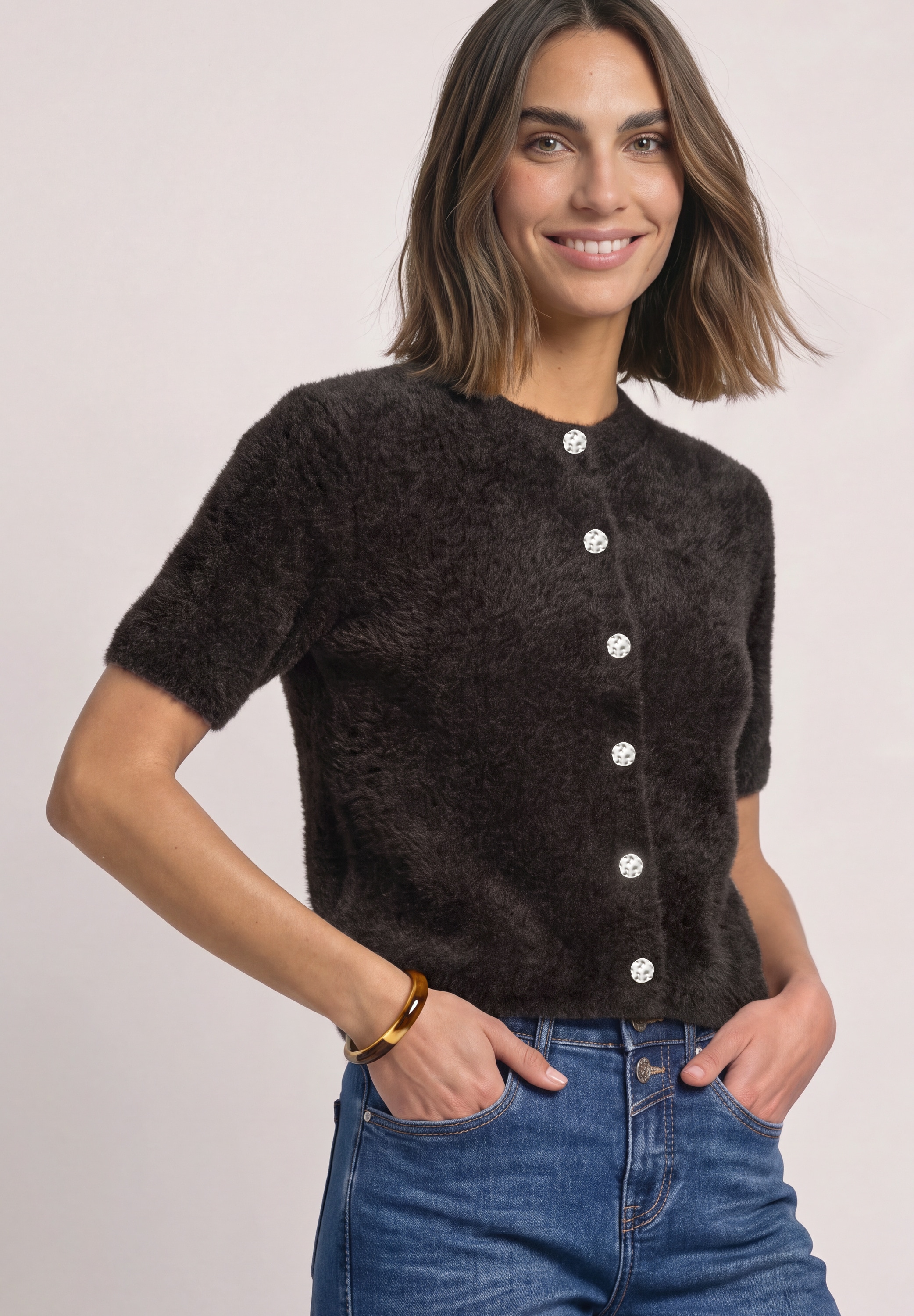 STREET ONE Cardigan in Unifarbe