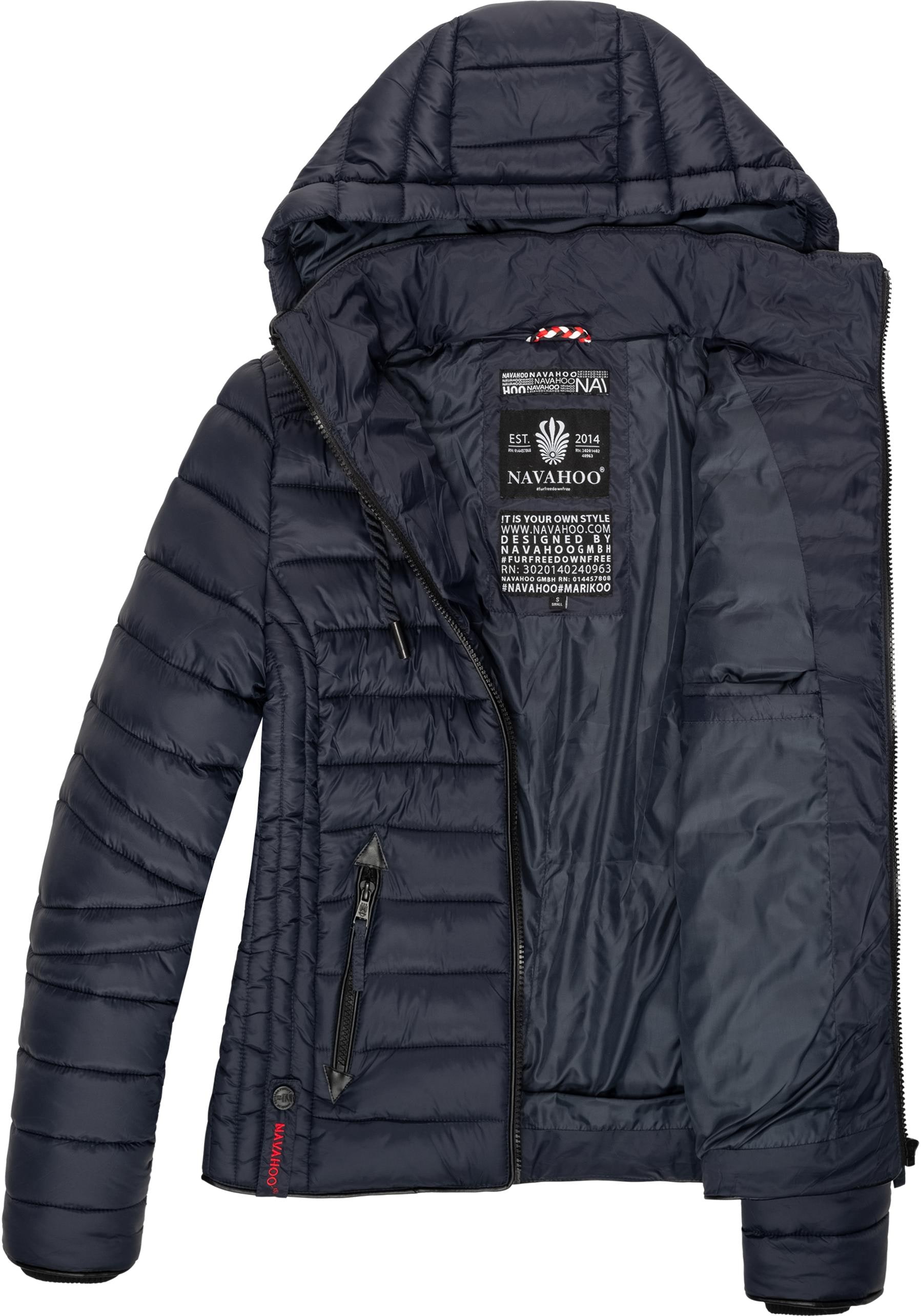 Navahoo Steppjacke »Lulana«, mit Kapuze, leichte Übergangsjacke mit Kapuze
