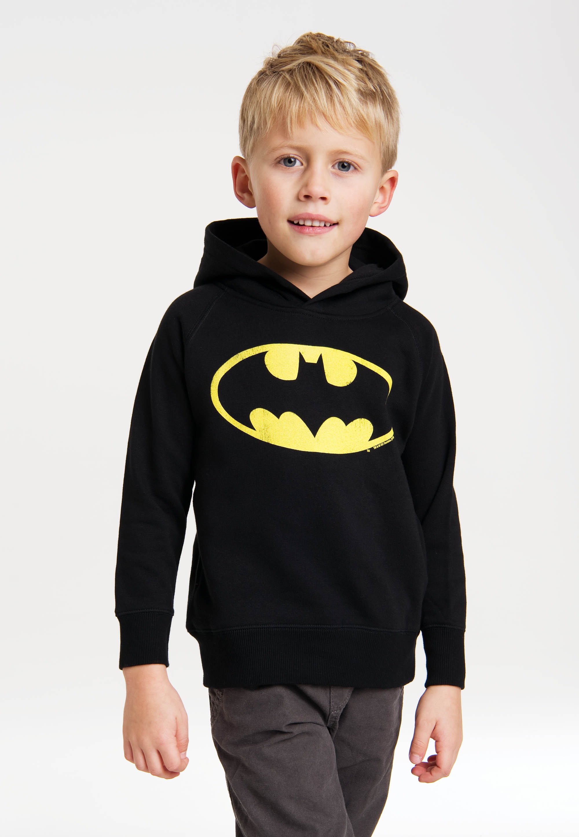 LOGOSHIRT Kapuzensweatshirt "DC - Batman Logo", mit Batman-Logo