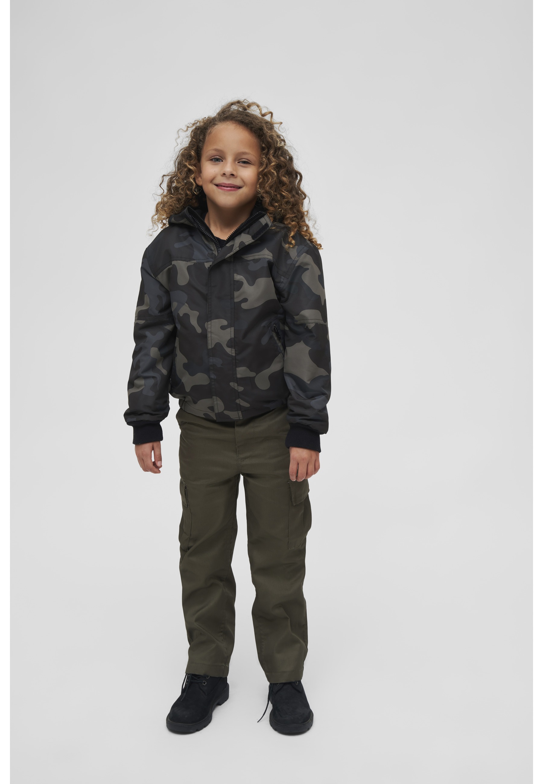 Brandit Allwetterjacke »Brandit Unisex Kids Windbreaker Frontzip« 1 Stk. tlg. mit Kapuze