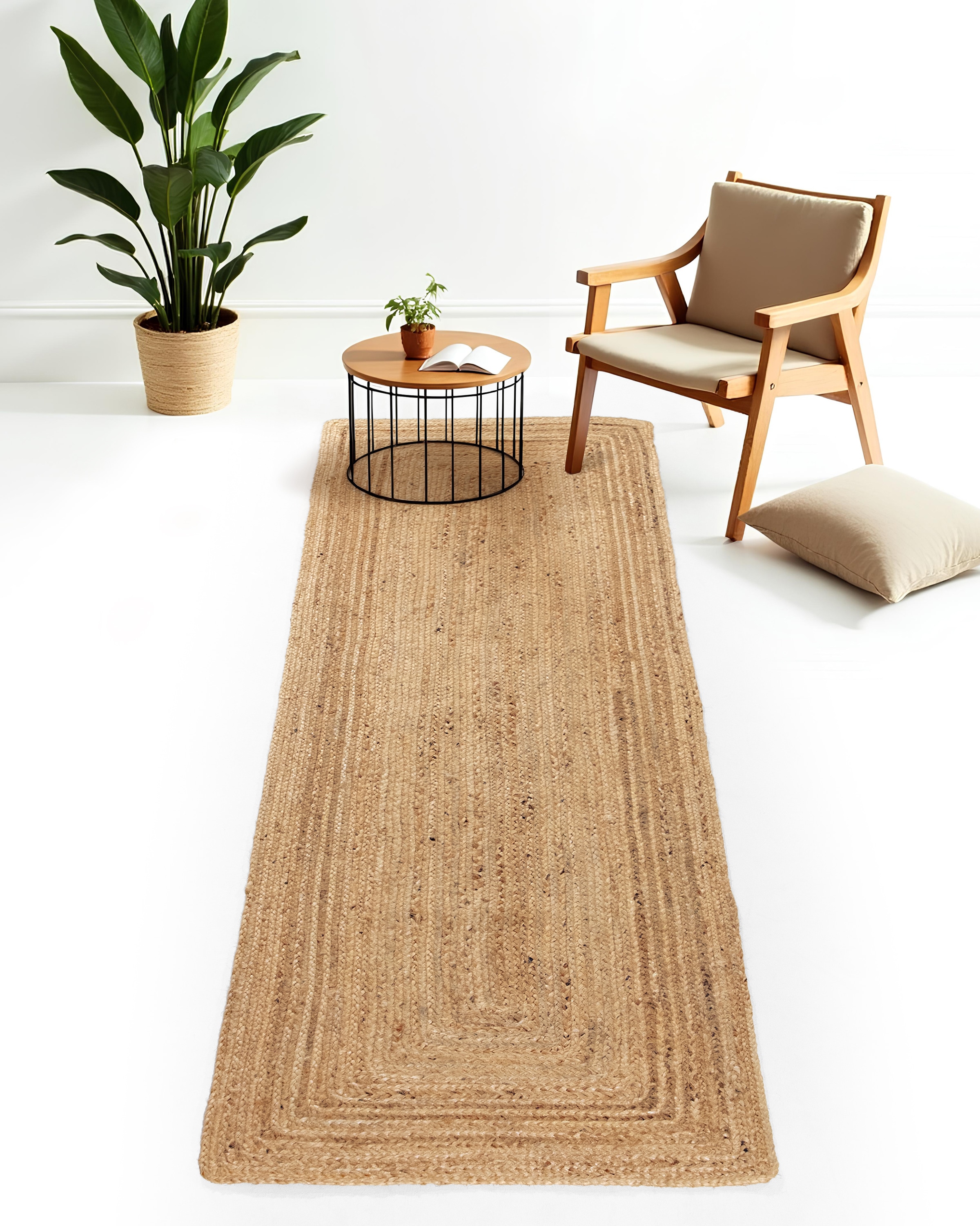 carpetfine Teppich "Nele Juteteppich Naturfaser" rechteckig 6 mm Höhe geflo günstig online kaufen