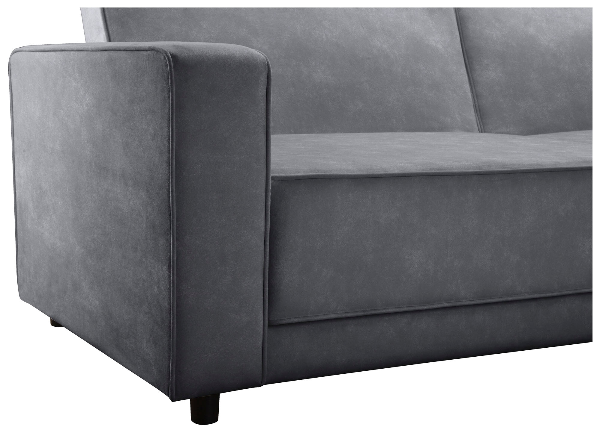 Dorel Home 3-Sitzer »Allie Schlafsofa 225 cm«, Bett-Funktion (108/190cm), trendiger Cord o. pflegeleichter Velours