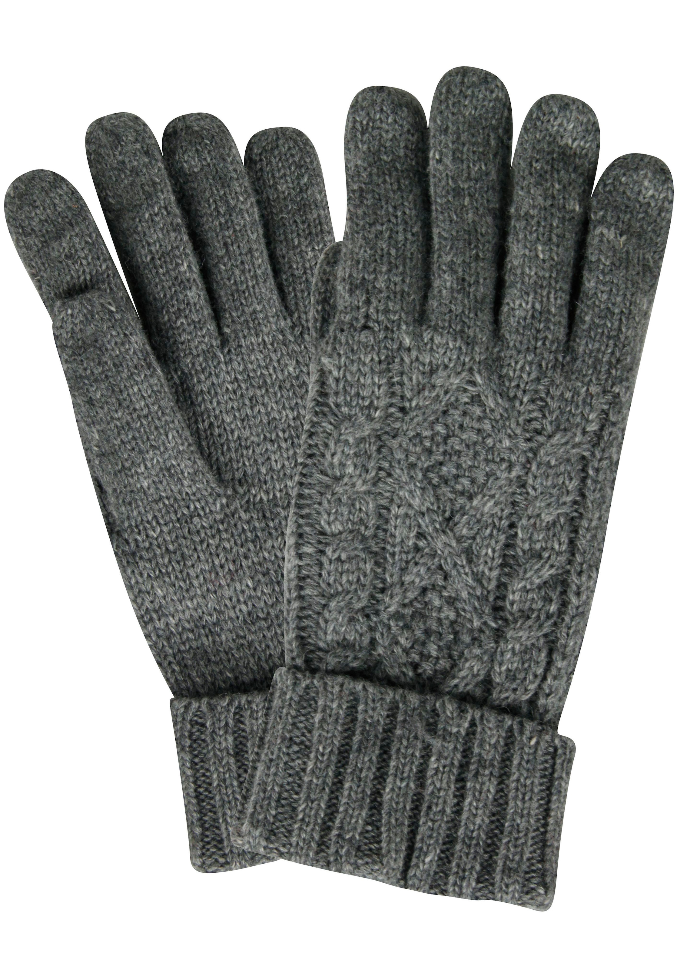 Capelli New York Strickhandschuhe, mit elegantem Zopfstrickmuster günstig online kaufen