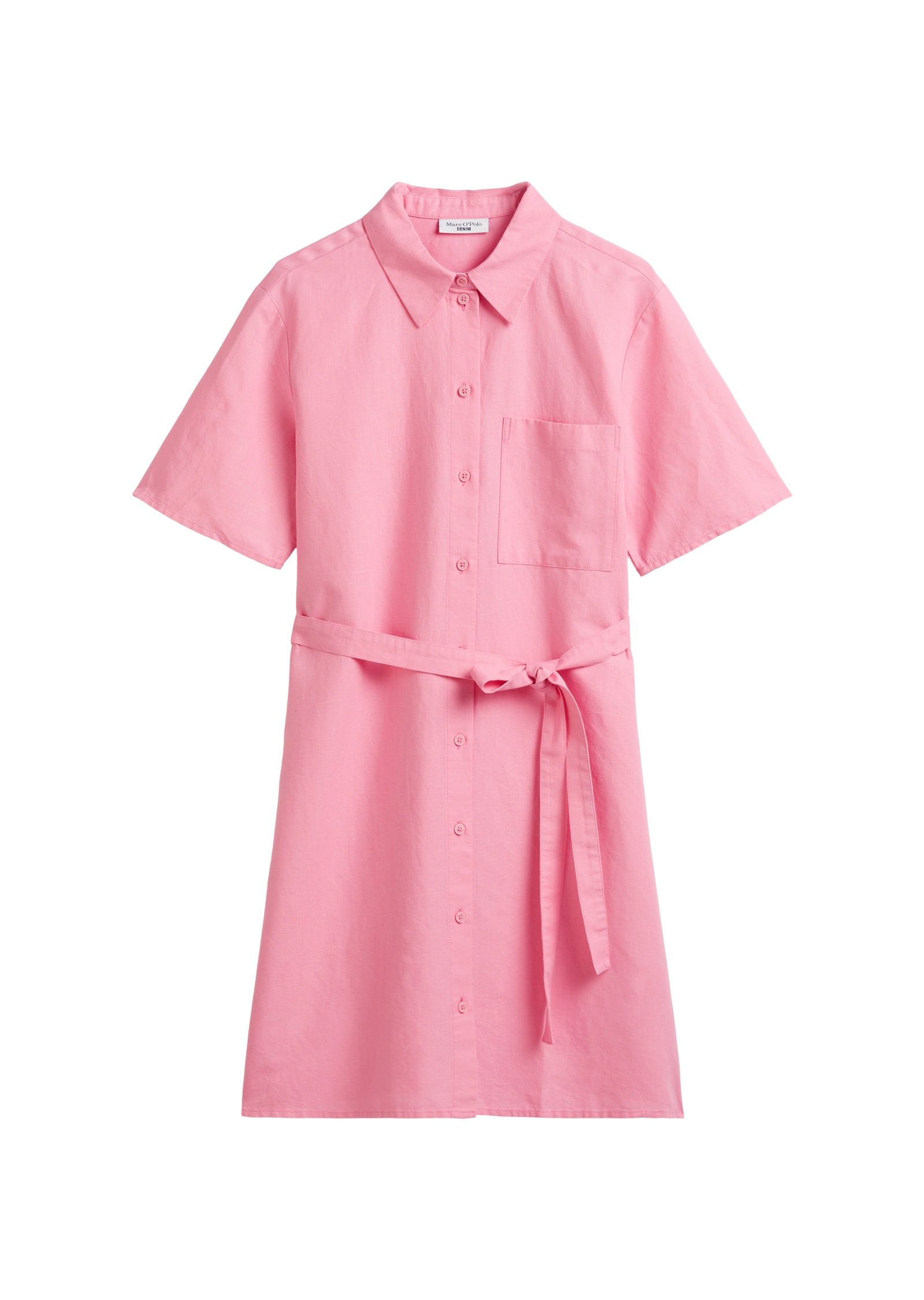 Marc O'Polo DENIM Hemdblusenkleid »aus Leinen-Baumwolle-Mix«