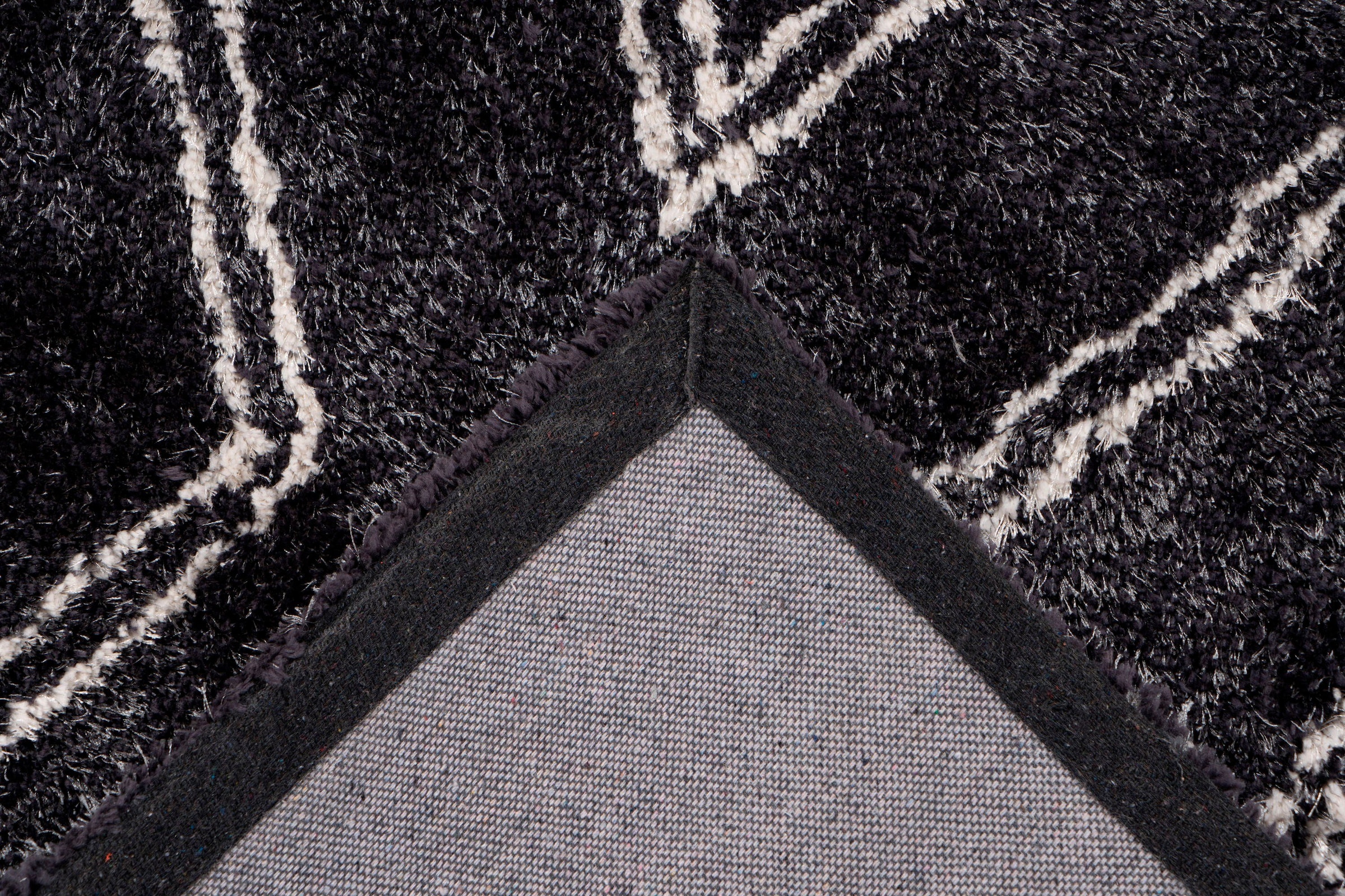 my home Hochflor-Teppich »Jeana«, rechteckig, 27 mm Höhe, retro, Wohnzimmer