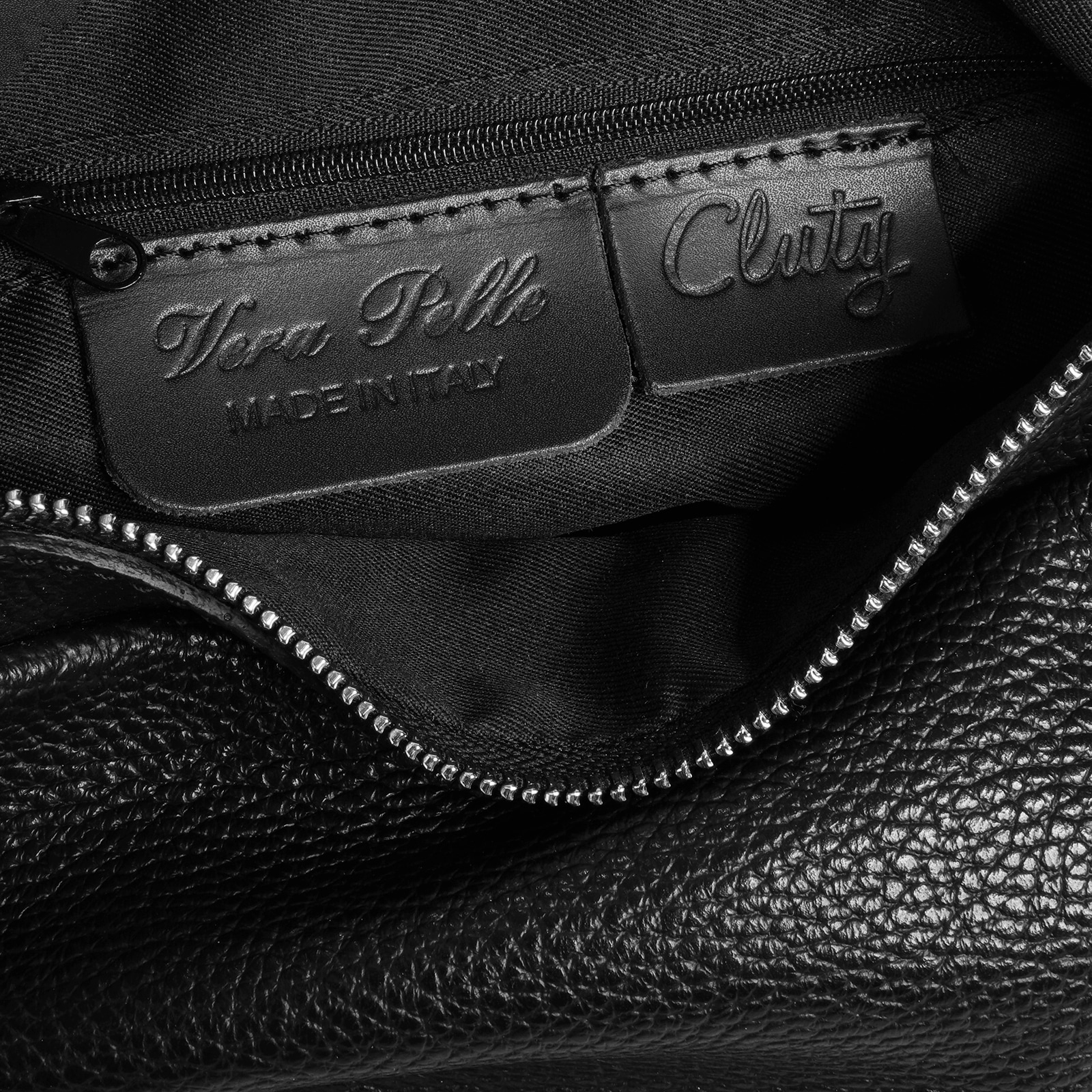 Cluty Umhängetasche echt Leder, Made in Italy