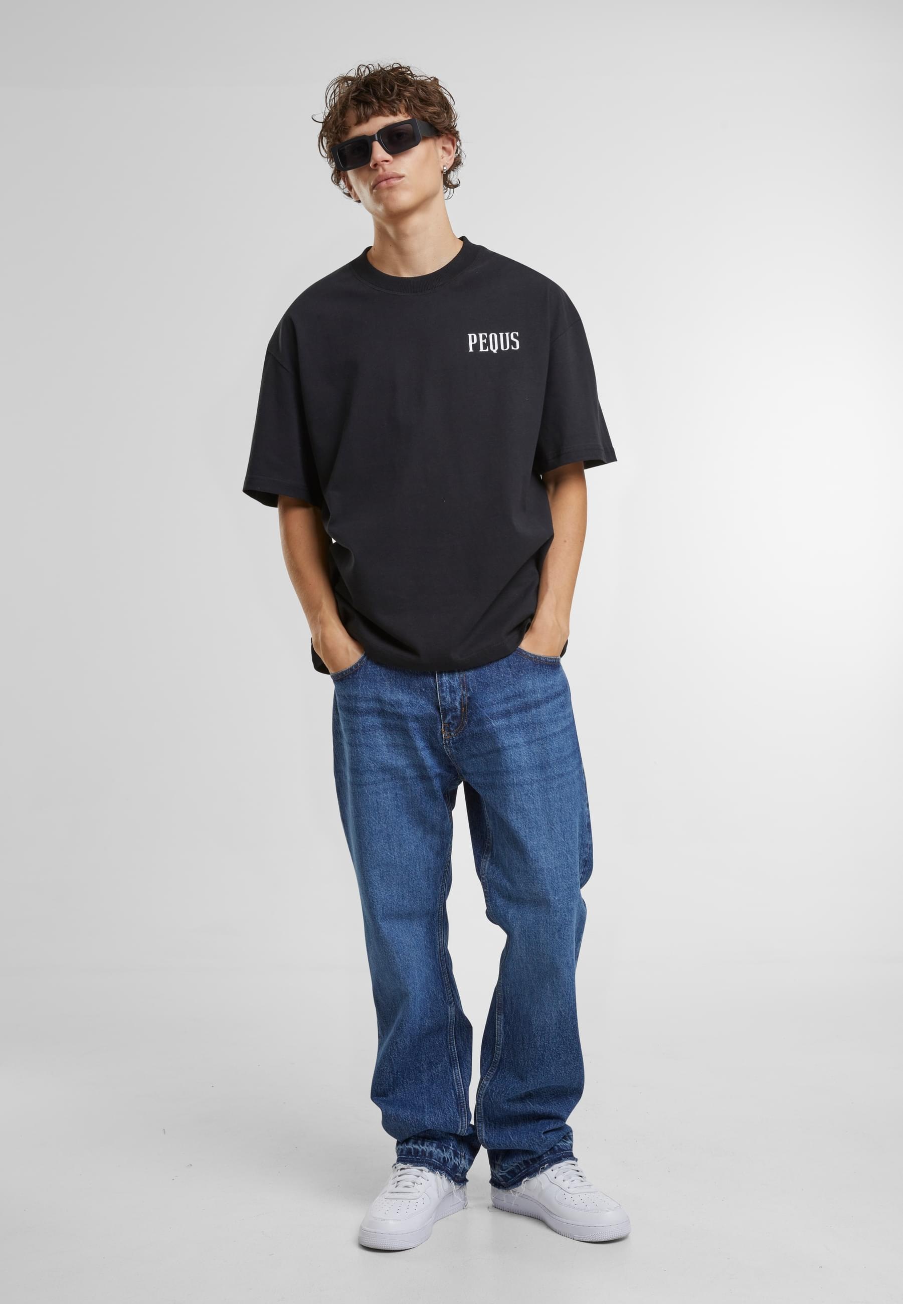 PEQUS T-Shirt »PEQUS PEQUS Rhinestone Art Gallery T-Shirt«, (1 tlg.)