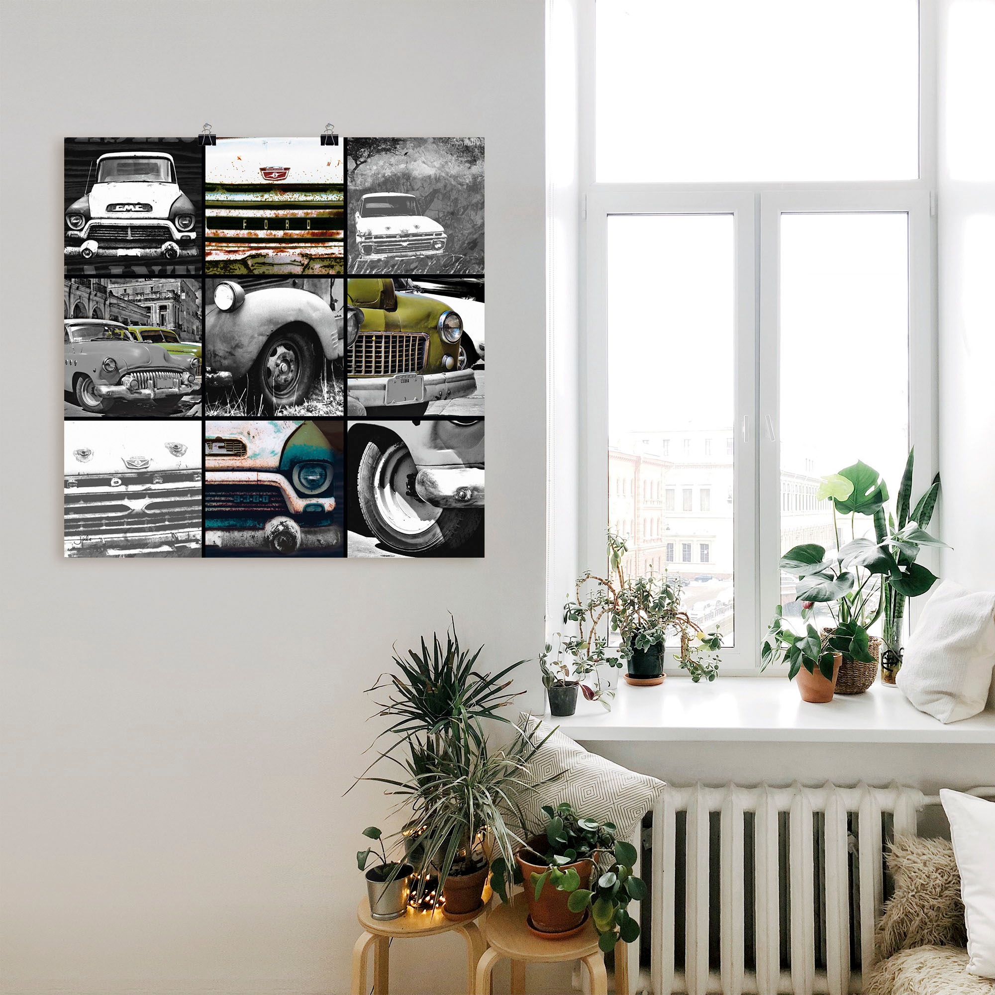 Artland Wandbild »Autos I«, Auto, (1 St.), als Alubild, Outdoorbild, Poster in verschied. Größen