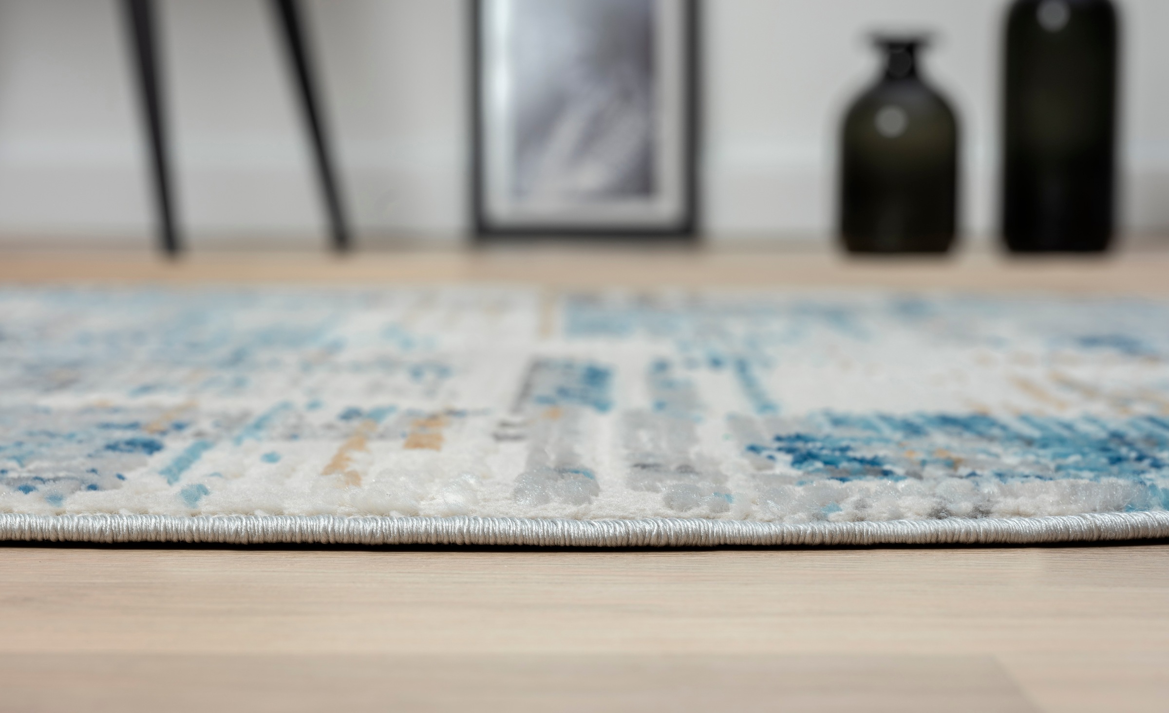 my home Teppich »Niamh Lagerräumung«, rechteckig, 8 mm Höhe, Kurzflor, modernes Design, pflegeleicht, Wohnzimmer