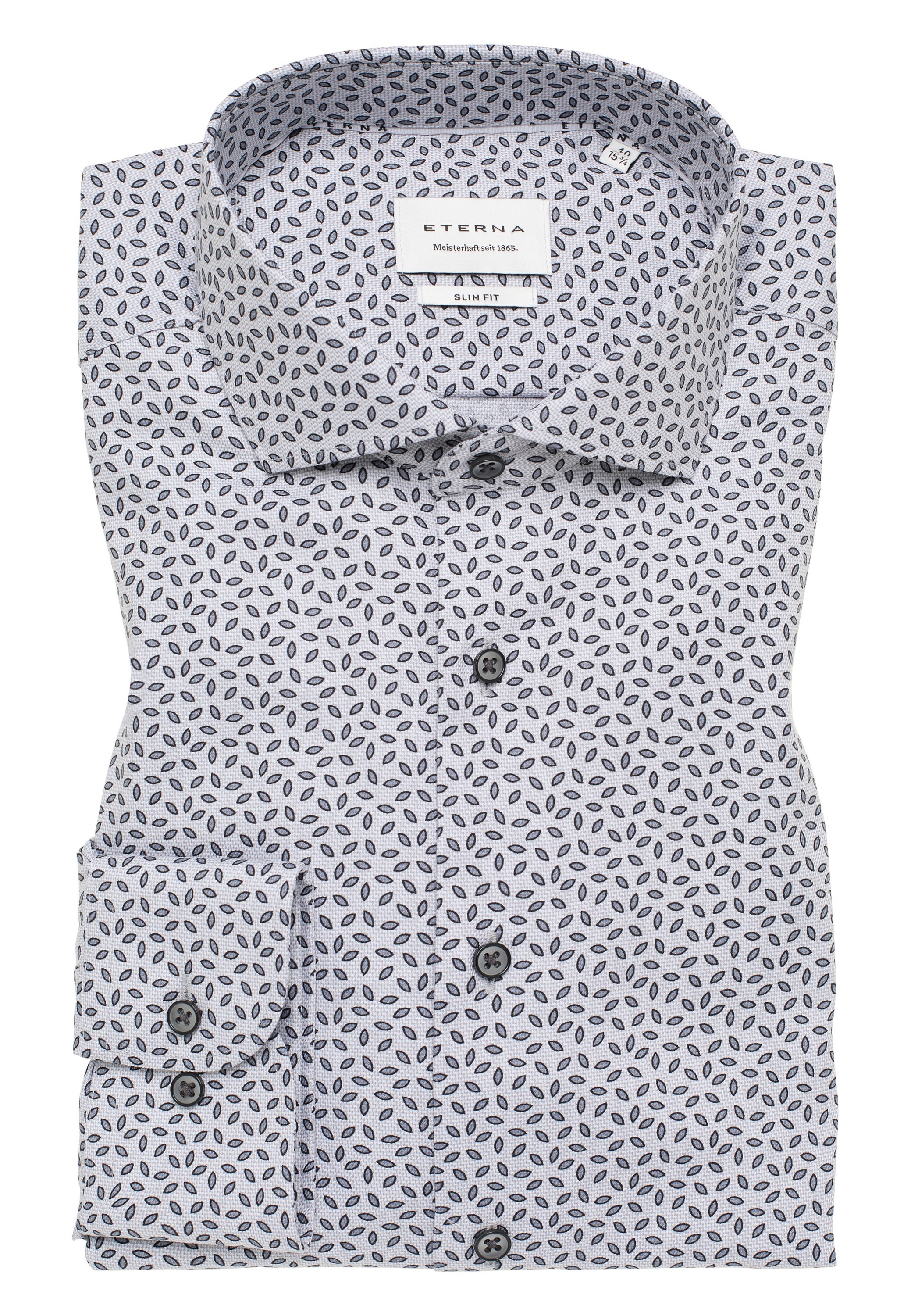 Eterna Langarmhemd »SLIM FIT«, NON IRON (bügelfrei)