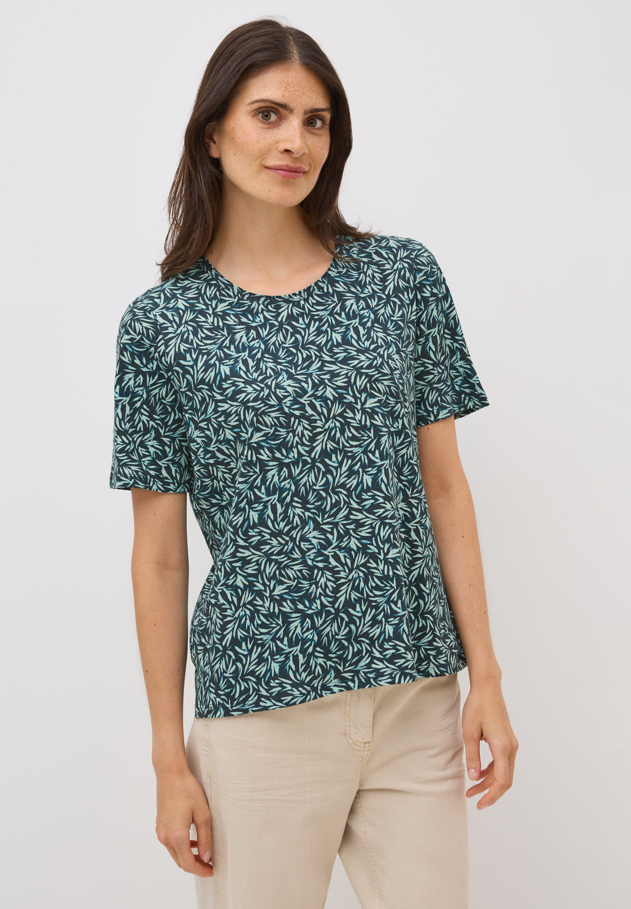 Cecil Print-Shirt, aus reiner Baumwolle günstig online kaufen