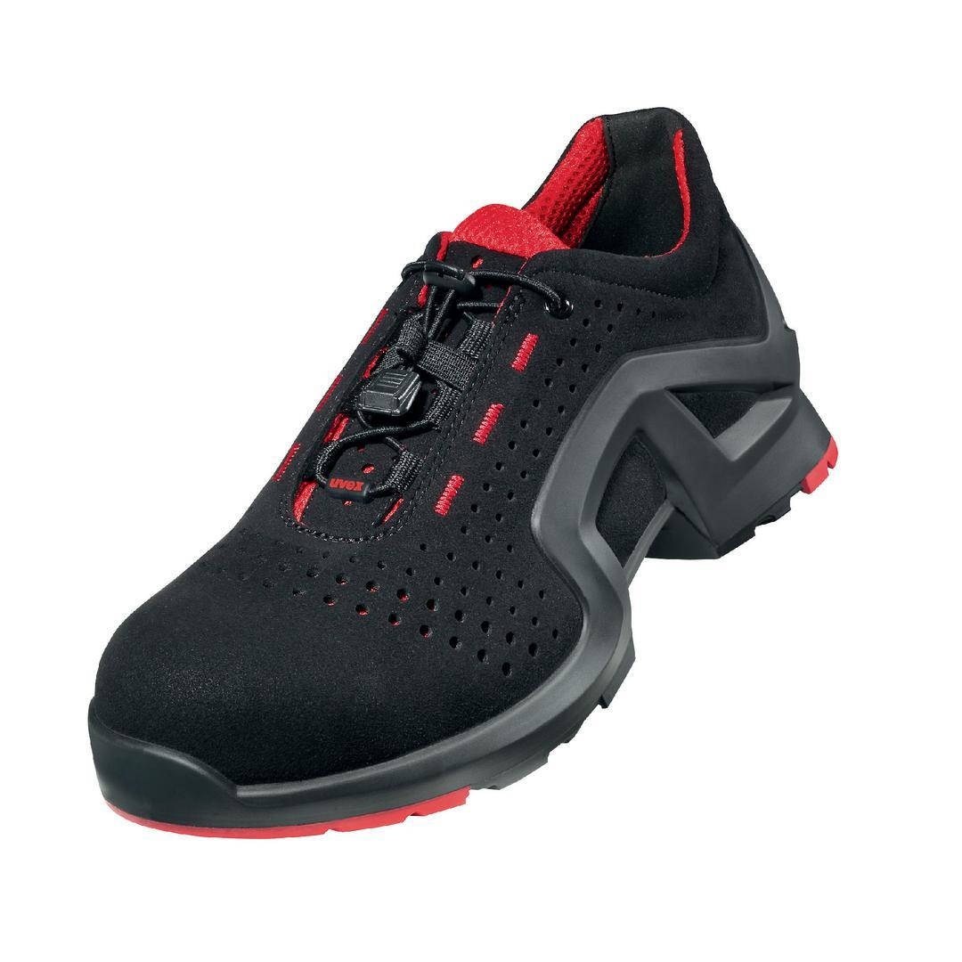 Uvex Sicherheitsschuh "1 x-tended support gelochter Halbschuh"