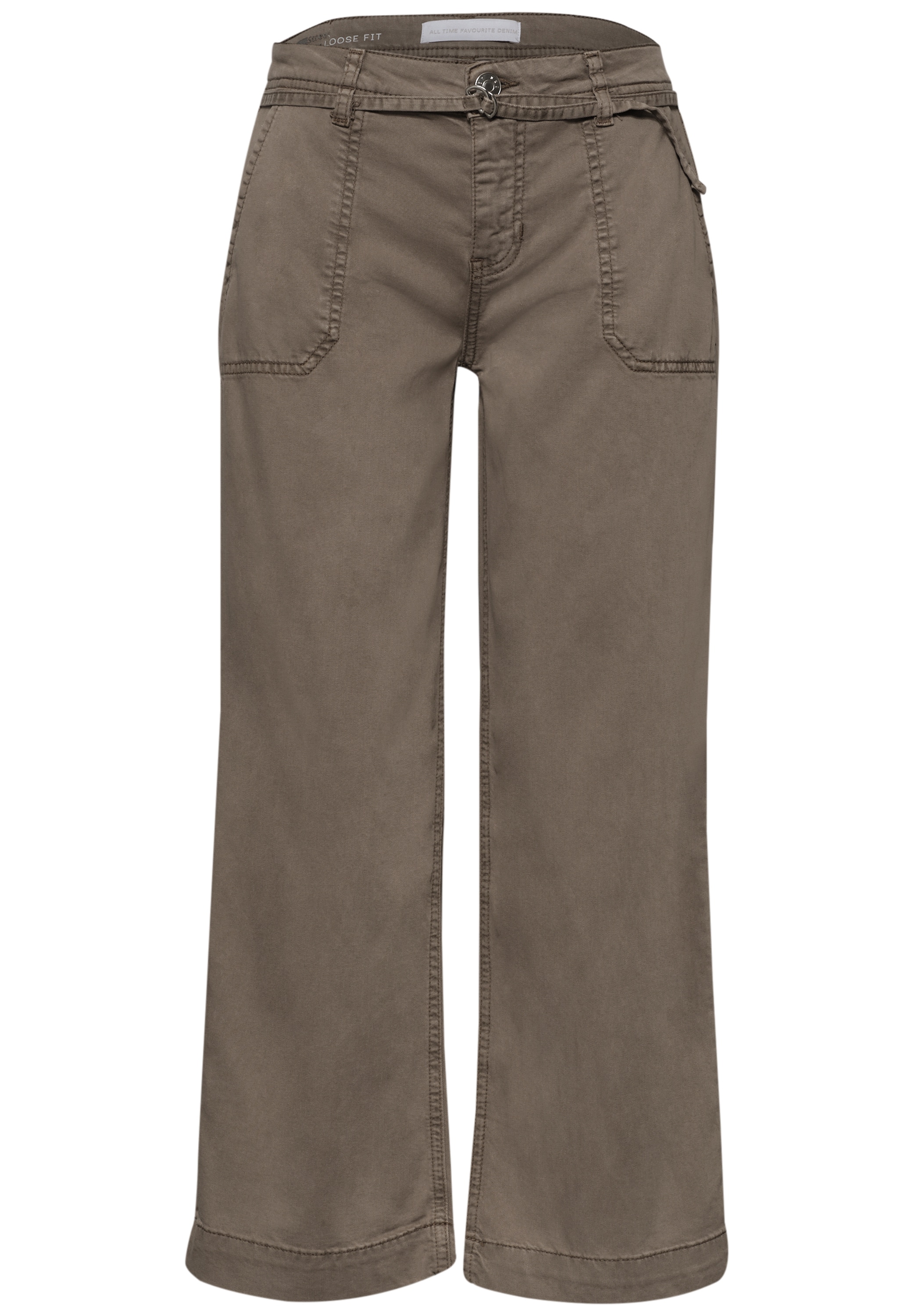 STREET ONE Weite Jeans »Style Emee« Wide Leg Jeans mit Gürteldetail