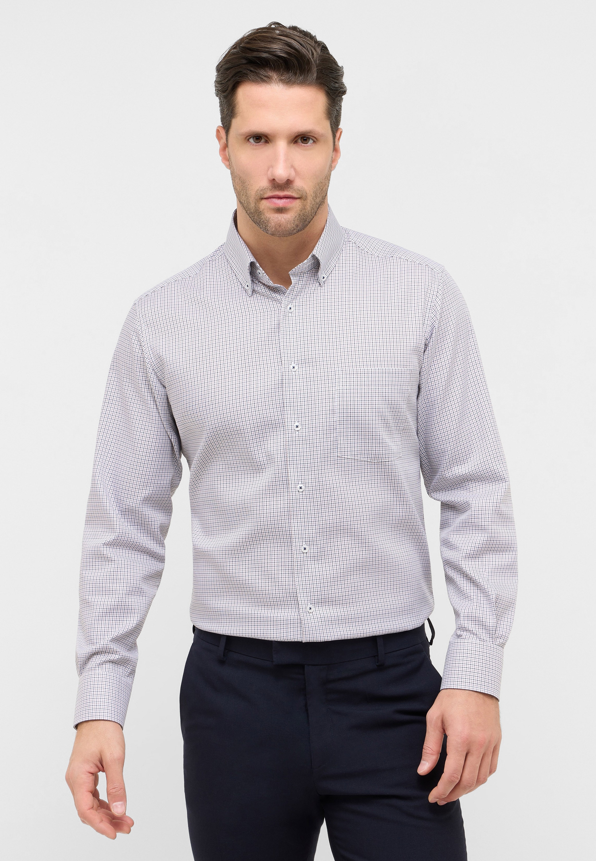 Eterna Langarmhemd "MODERN FIT" NON IRON (bügelfrei) günstig online kaufen