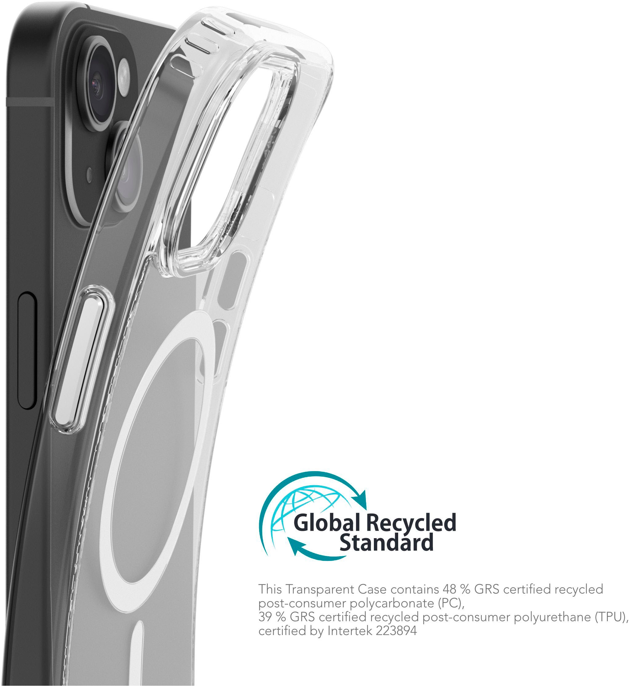 VONMÄHLEN Smartphone-Hülle »iPhone 15, Transparent Case - Schutzhülle,transparent«