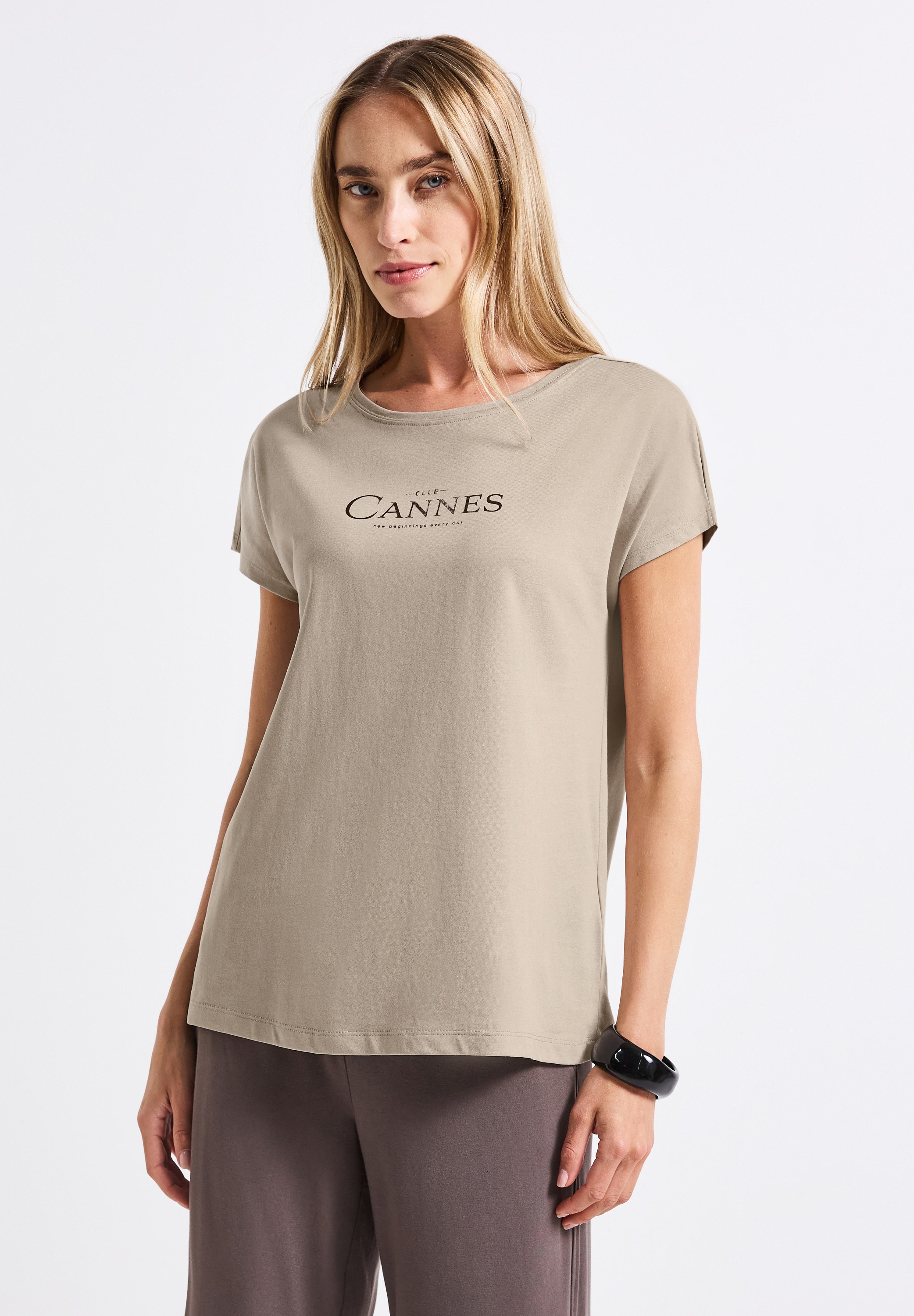 STREET ONE T-Shirt, im soften Baumwoll-Mix günstig online kaufen